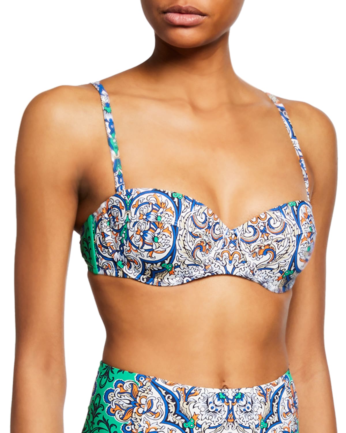 Tory Burch Printed Underwire Bikini Top And Matching Items