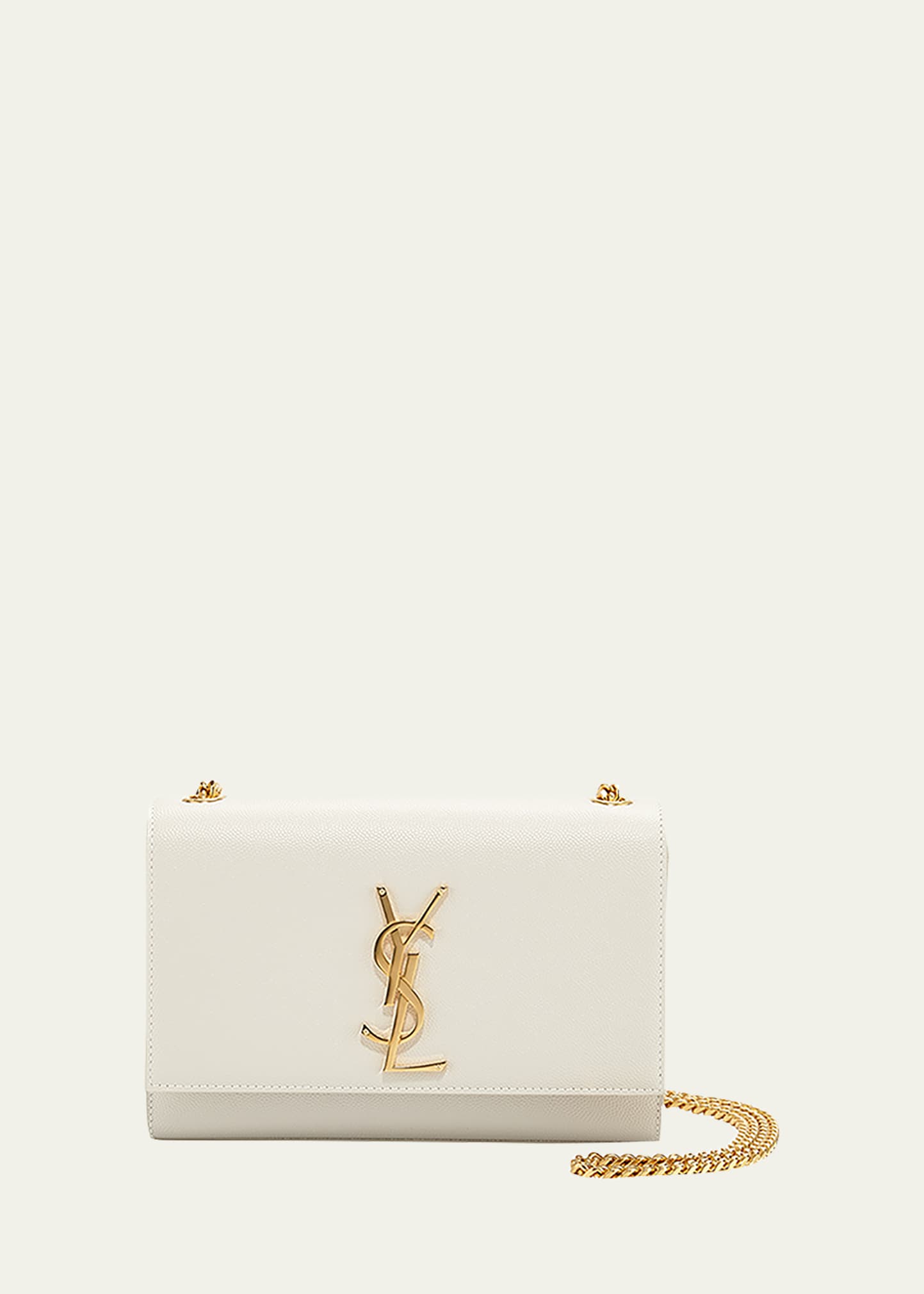 Saint Laurent Kate Small YSL Crossbody Bag in Grained Leather Bergdorf Goodman