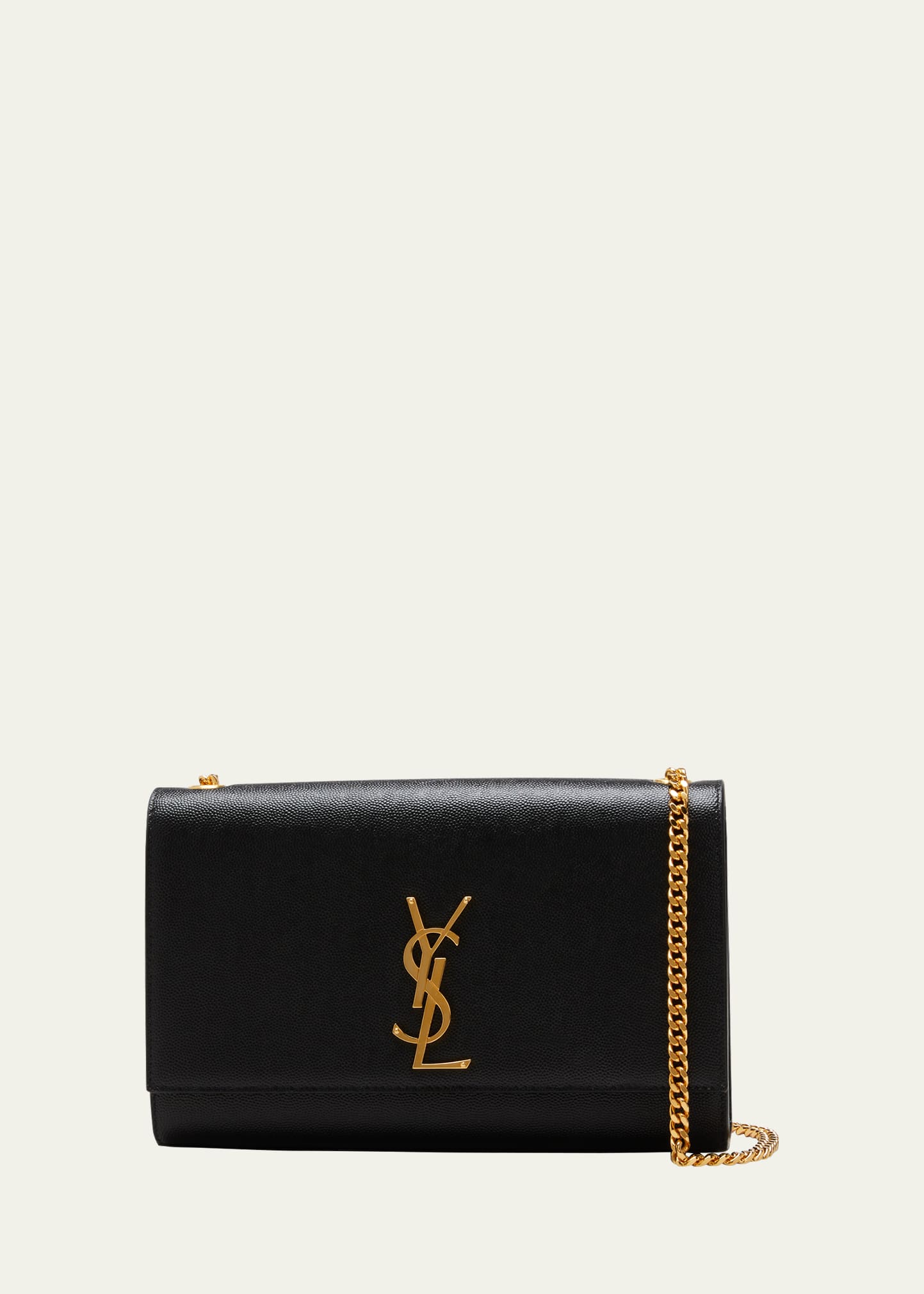 ショルダーバッグ・ポシェット Saint Laurent Black Leather Medium Kate Crossbody Bag Saint Laurent Medium Kate Cross-Body Bag | Harrods US