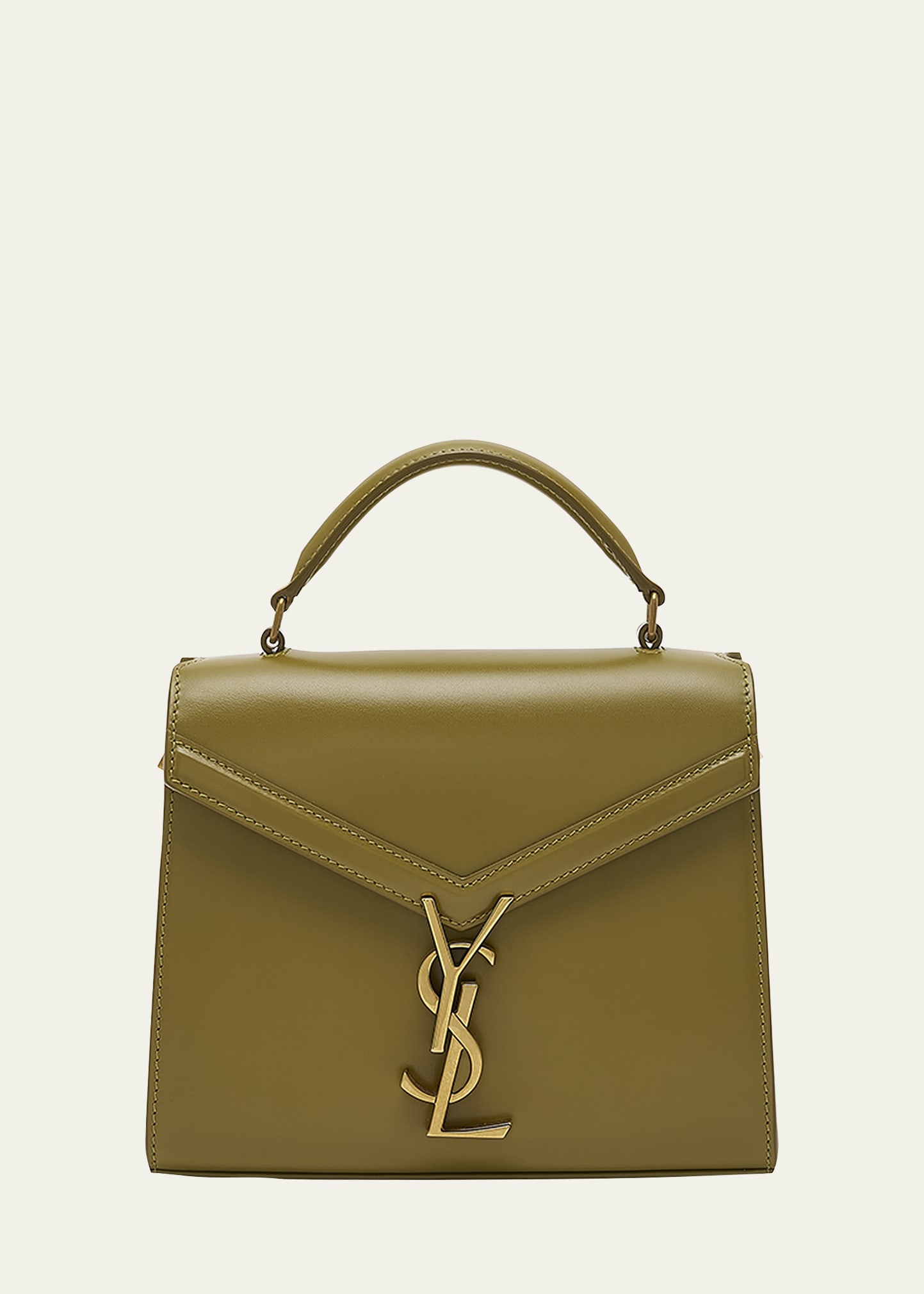 Saint Laurent Cassandre Mini Monogram YSL Box Calf Top