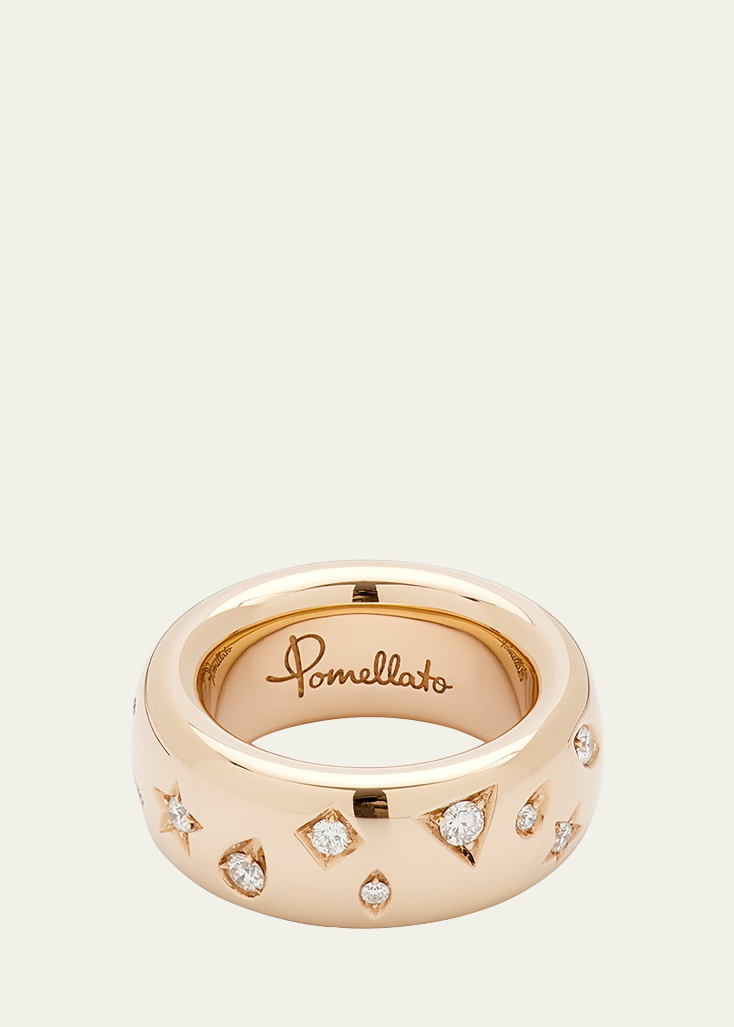 雑誌掲載ブランド【Pomellato】Iconica 18Kローズゴールドリング POMELLATO Iconica 18-karat rose gold multi-stone ring | NET