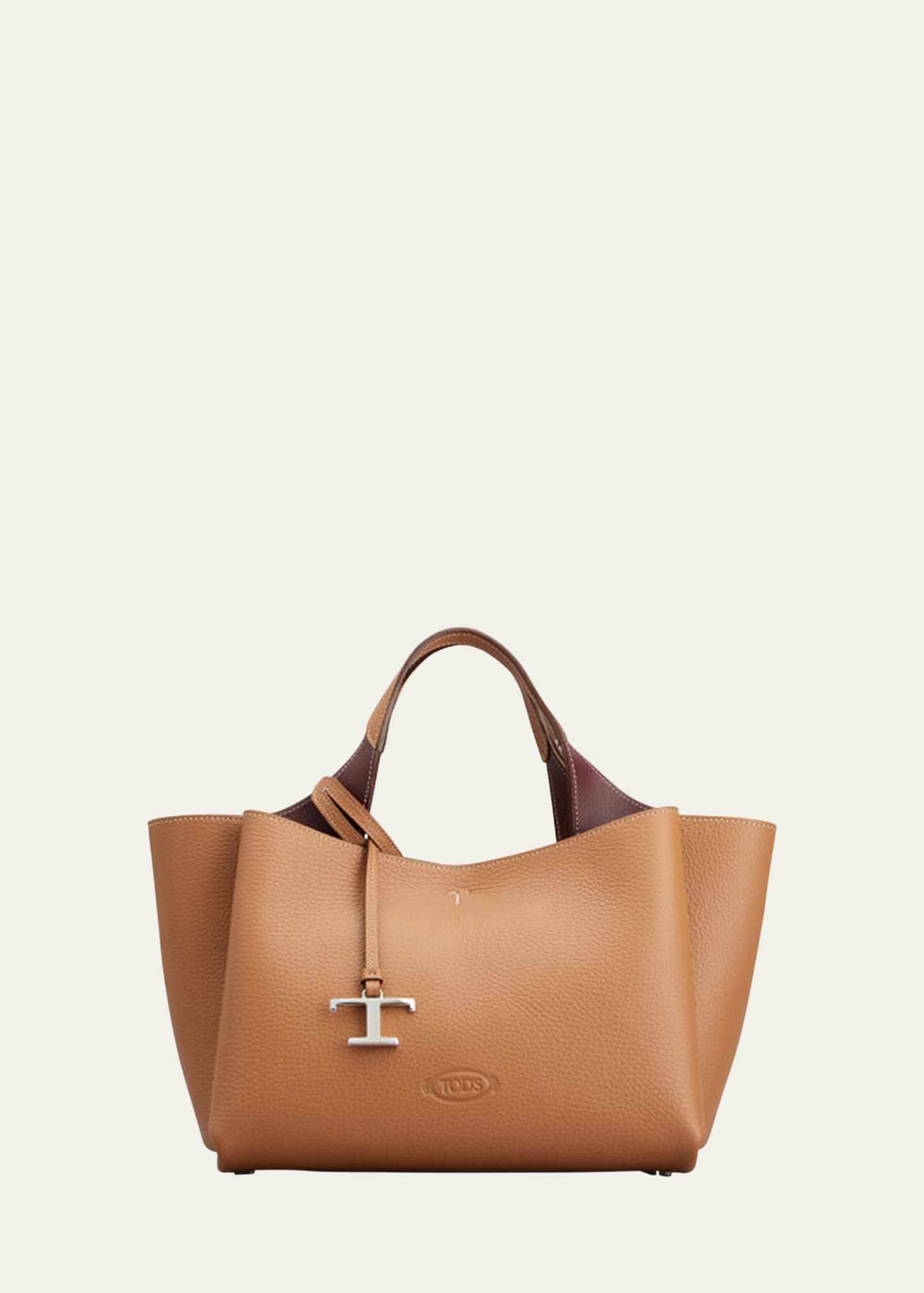トートバッグ TOD'S MICRO BAG Woman BROWN Tod's Micro Bag in Leather XBWAPAT9000QRIPZ9P13