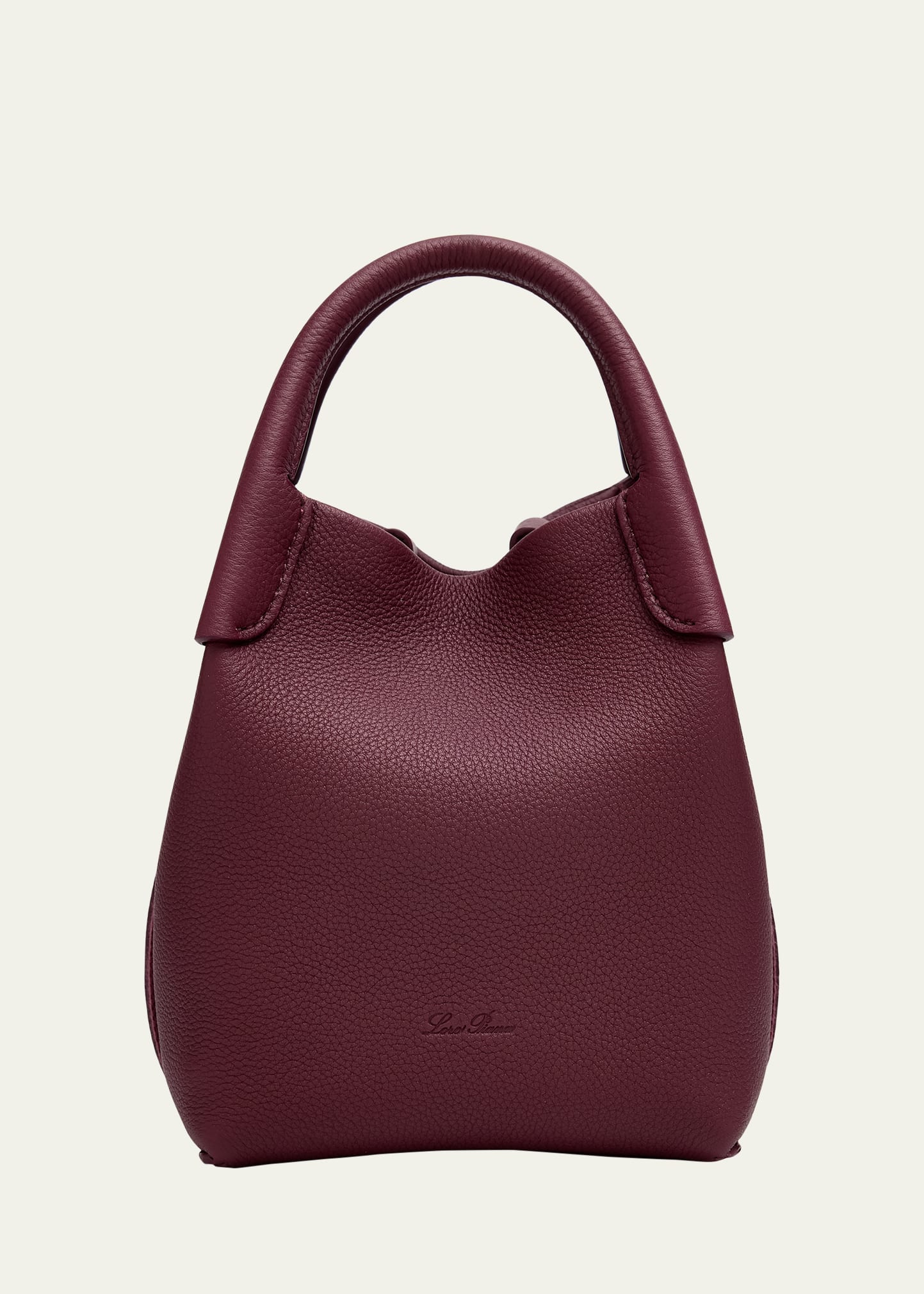 Loro Piana Bale Micro Grain Leather Crossbody Bag - Bergdorf Goodman