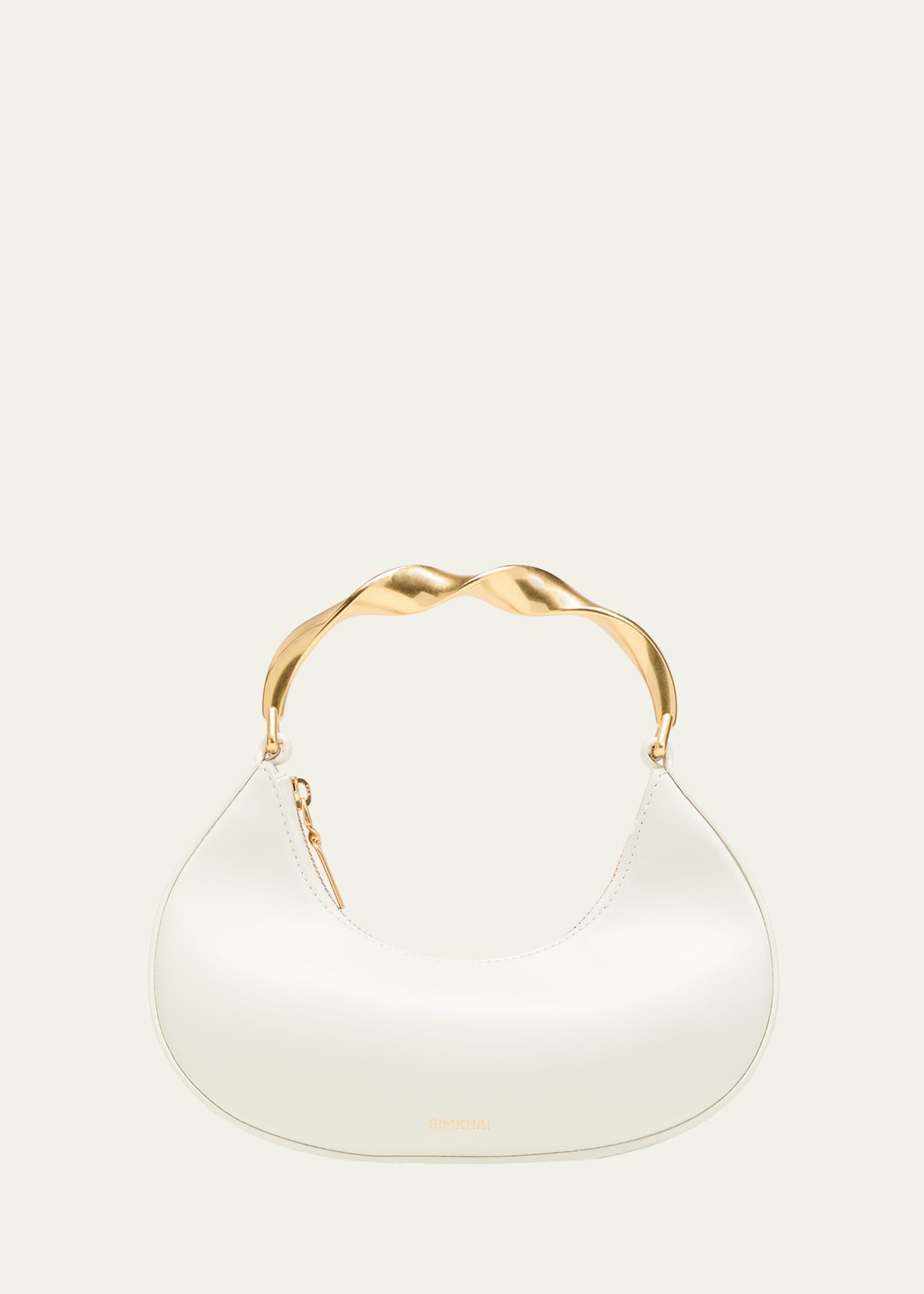 SIMKHAI Nixi Twist Leather Top-Handle Bag - Bergdorf Goodman