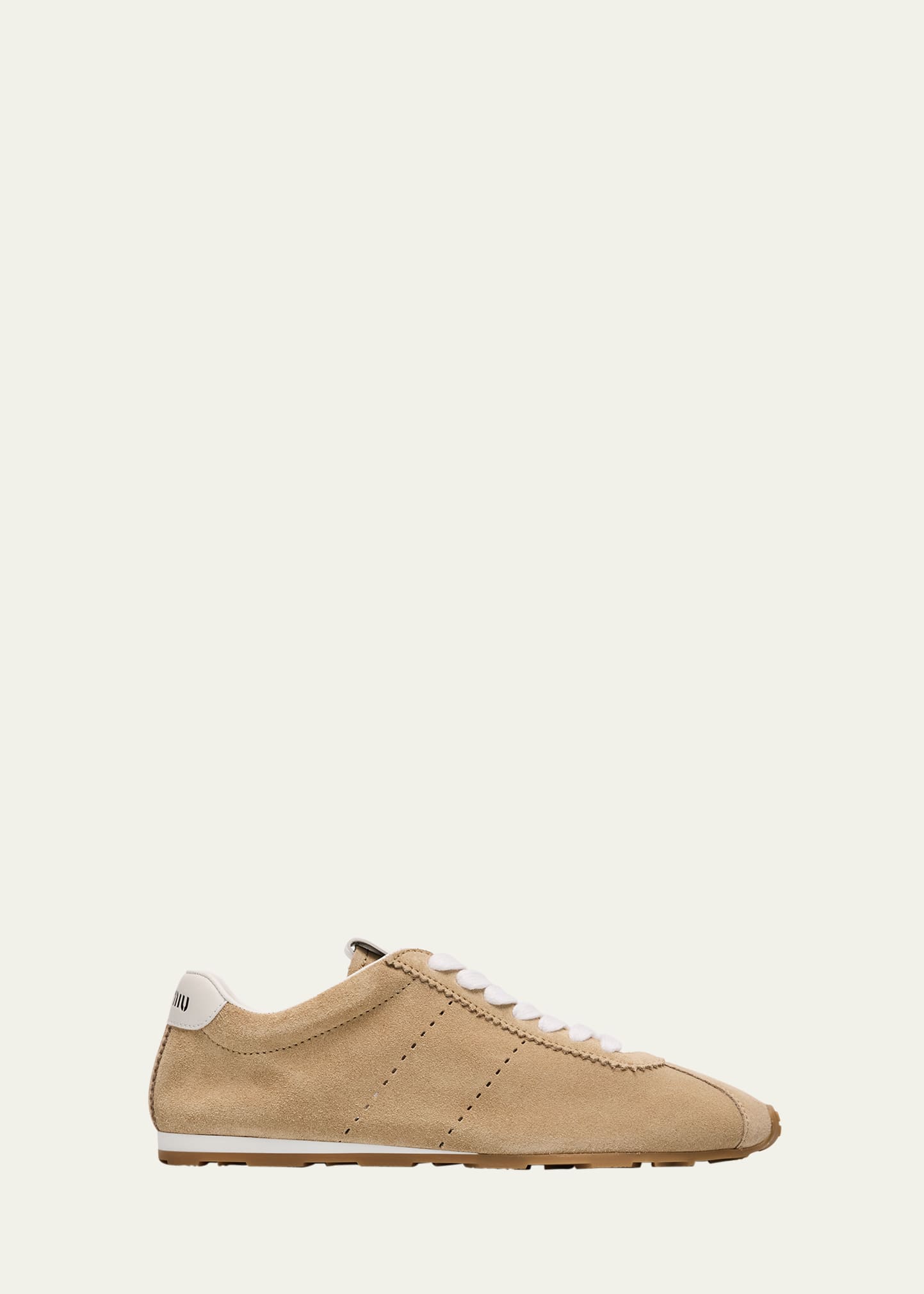 Miu Miu Suede Bicolor Retro Trainer Sneakers - Bergdorf Goodman