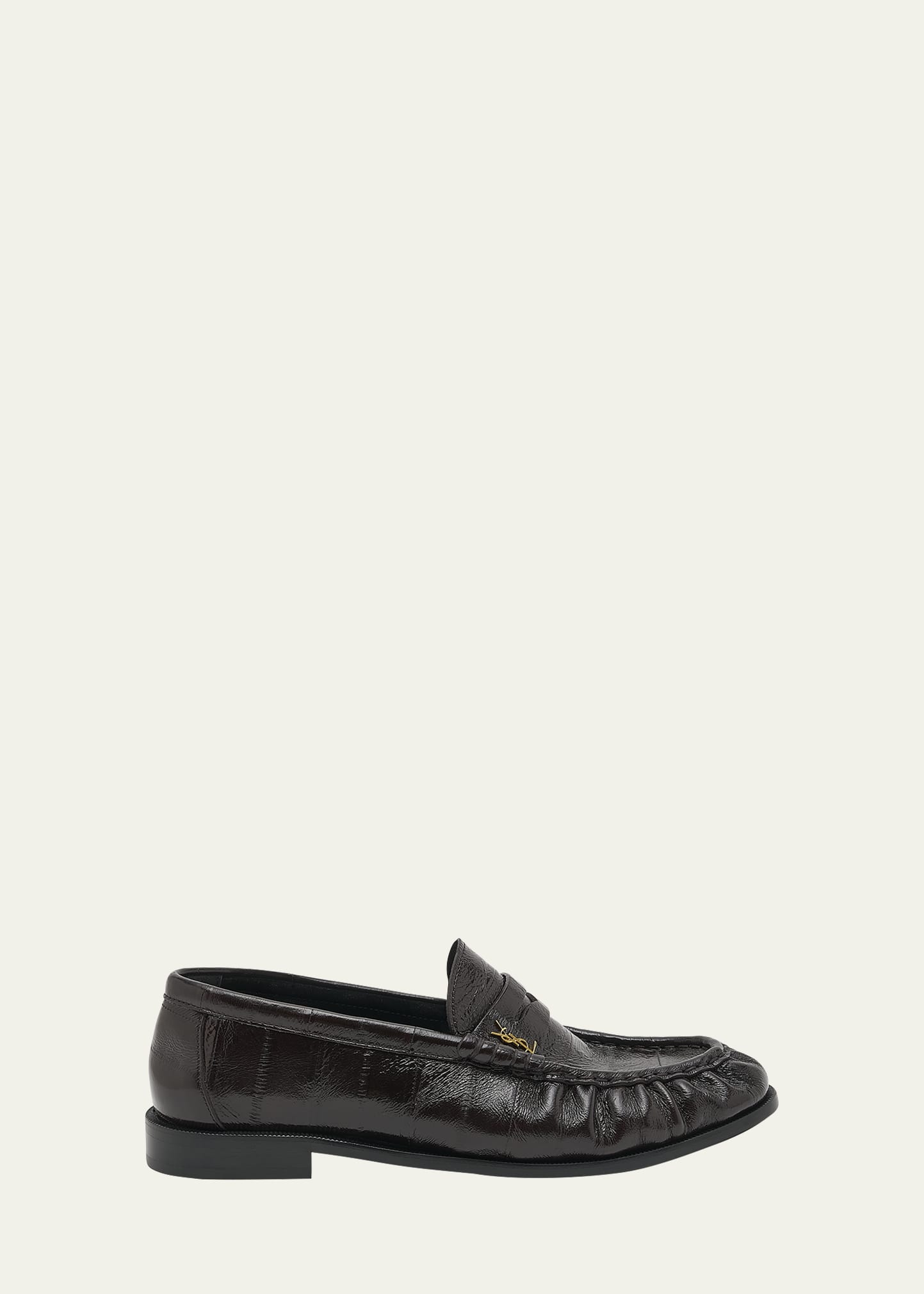【Saint Laurent】送料/関税込 MONOGRAM PENNY LOAFER Saint Laurent Le Loafer Monogram Leather Penny Slippers