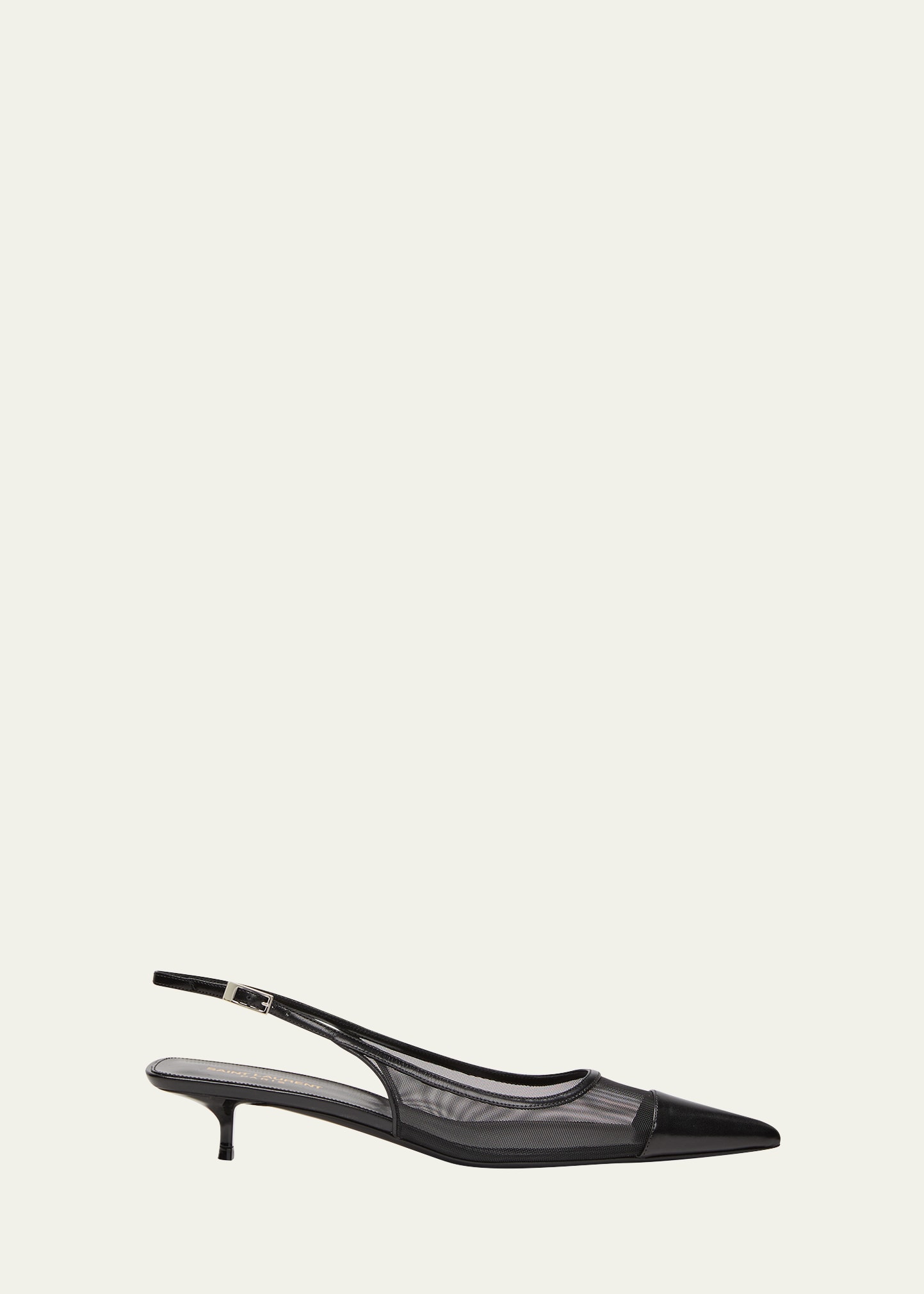 Mesh slingback pumps outlet