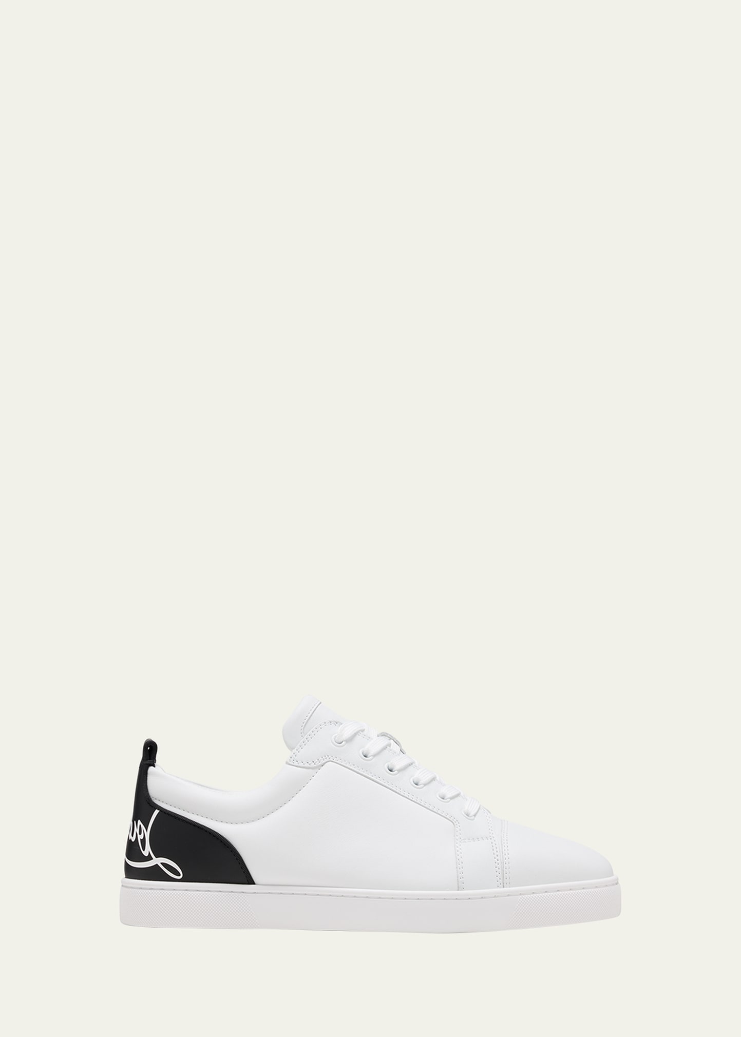 Fun Louis Junior - Sneakers - Smooth calf leather - White