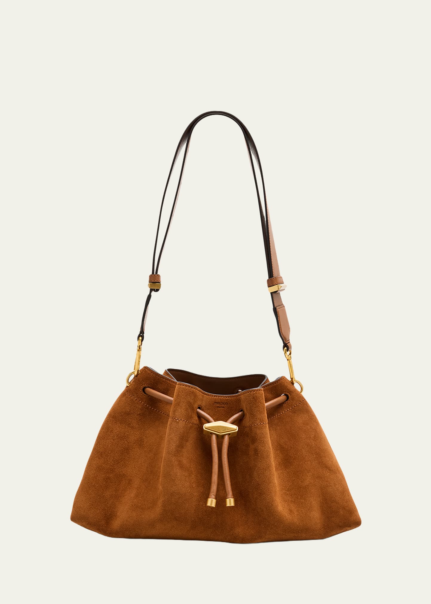 Jimmy Choo The Cinch Suede Shoulder Bag - Bergdorf Goodman