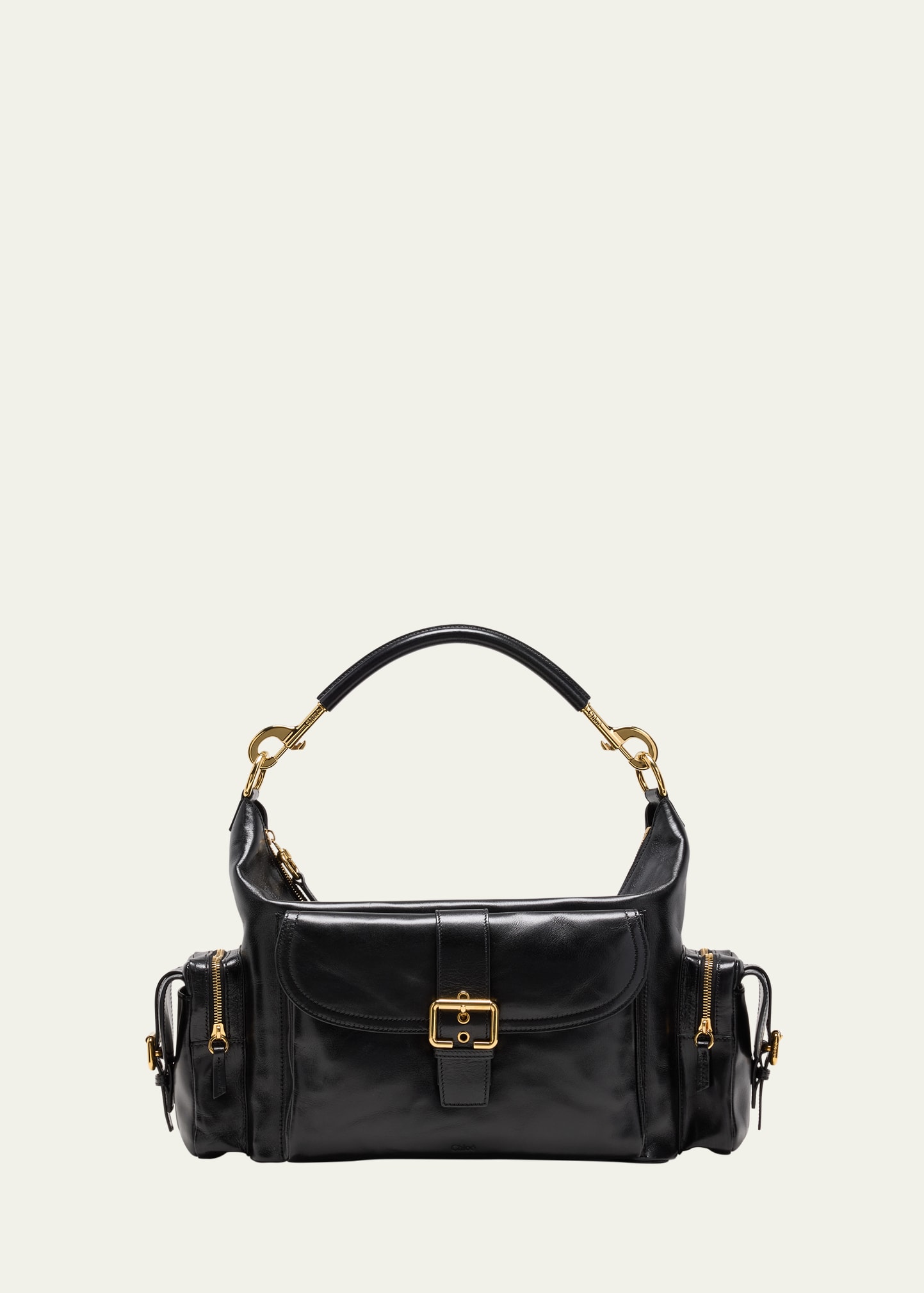 Chloe Camera Bag Large in Natural Shiny Calfskin - Bergdorf