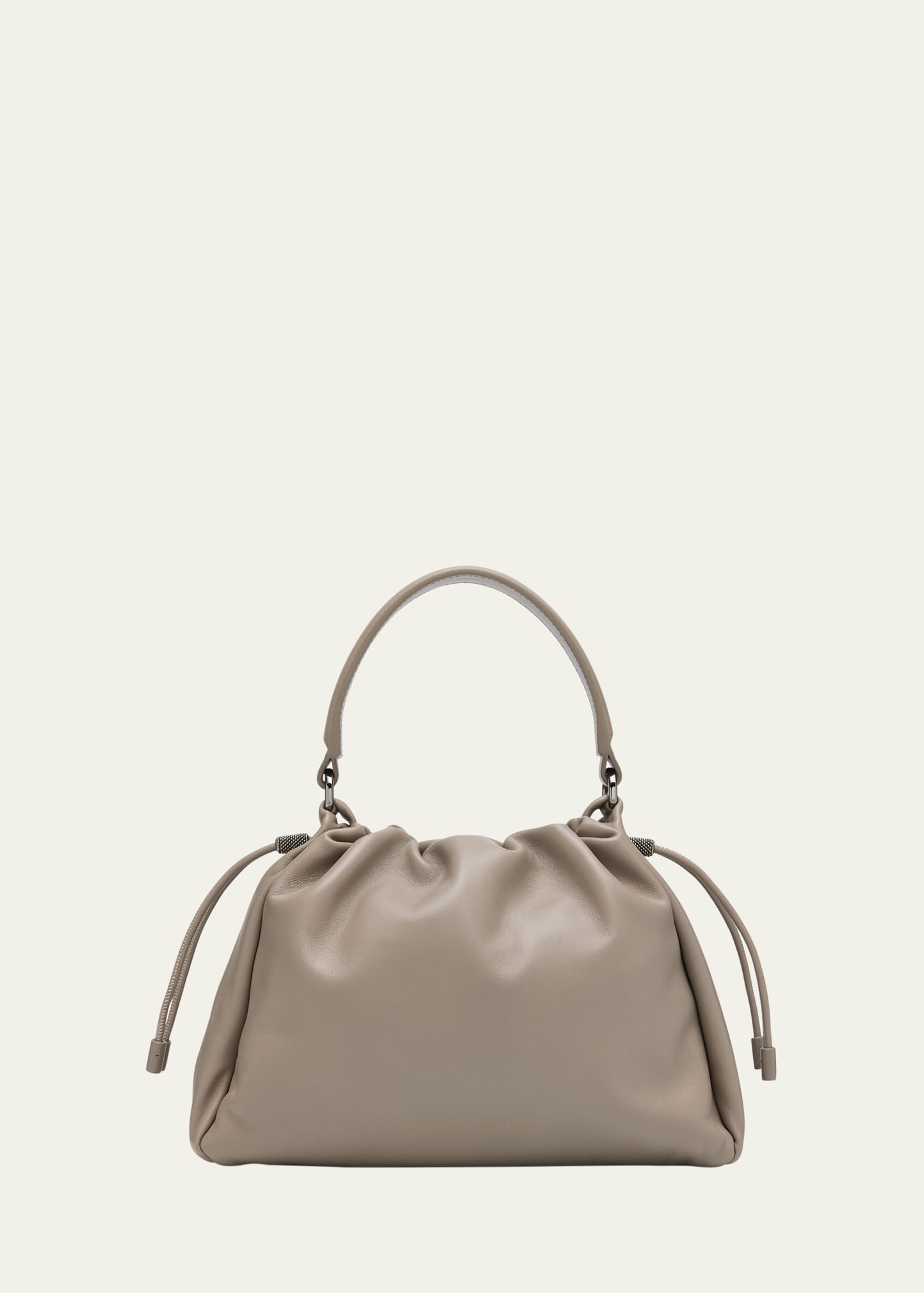 【関税・送料込み】BRUNELLO CUCINELLI TOP HANDLE BAGS Brunello Cucinelli Medium Glossy Napa Boston Top-Handle Bag