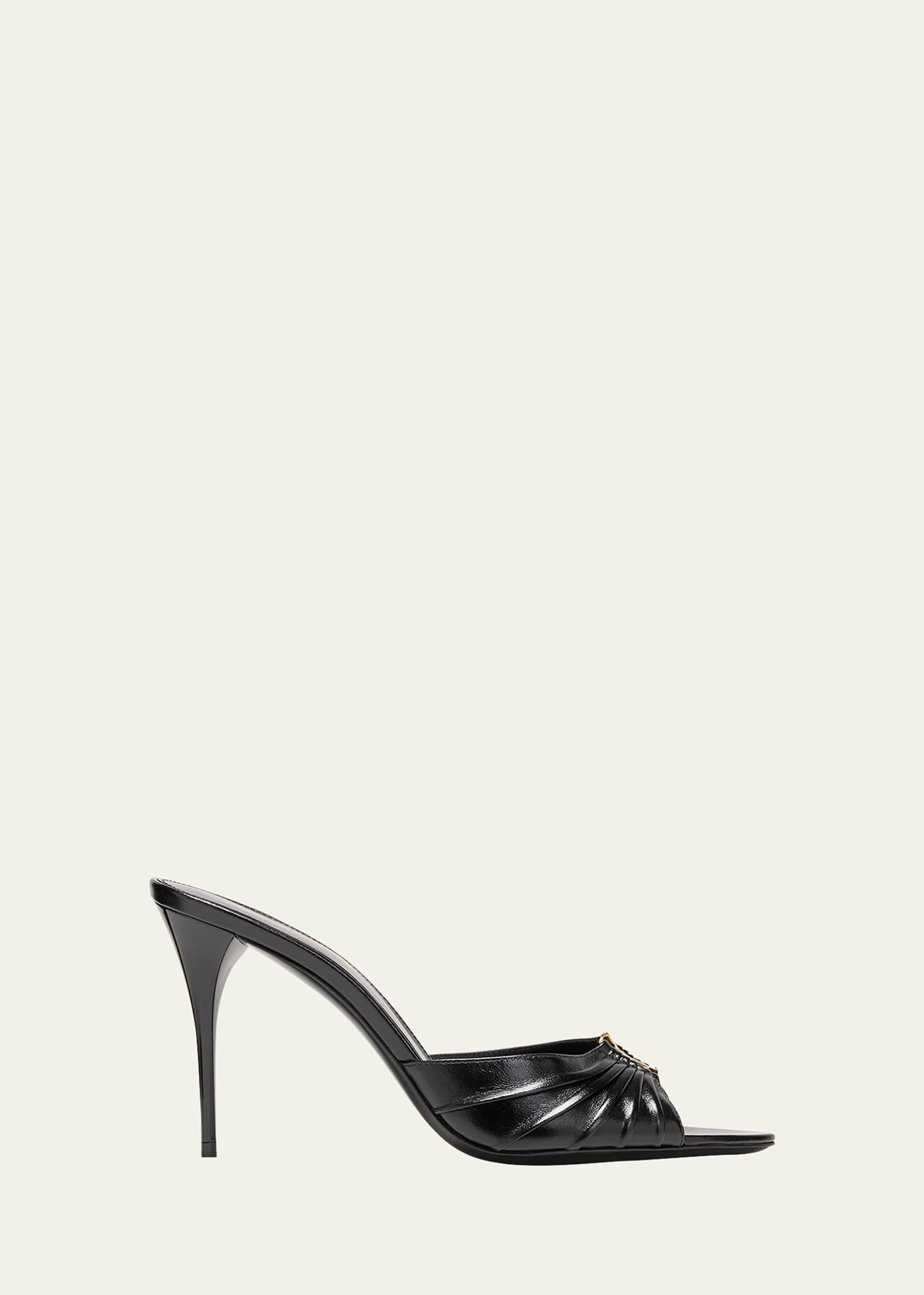 ローファー・オックスフォード SAINT LAURENT 819075AADF0 Closed Babylone mules BABYLONE mules in smooth leather | Saint Laurent | YSL US