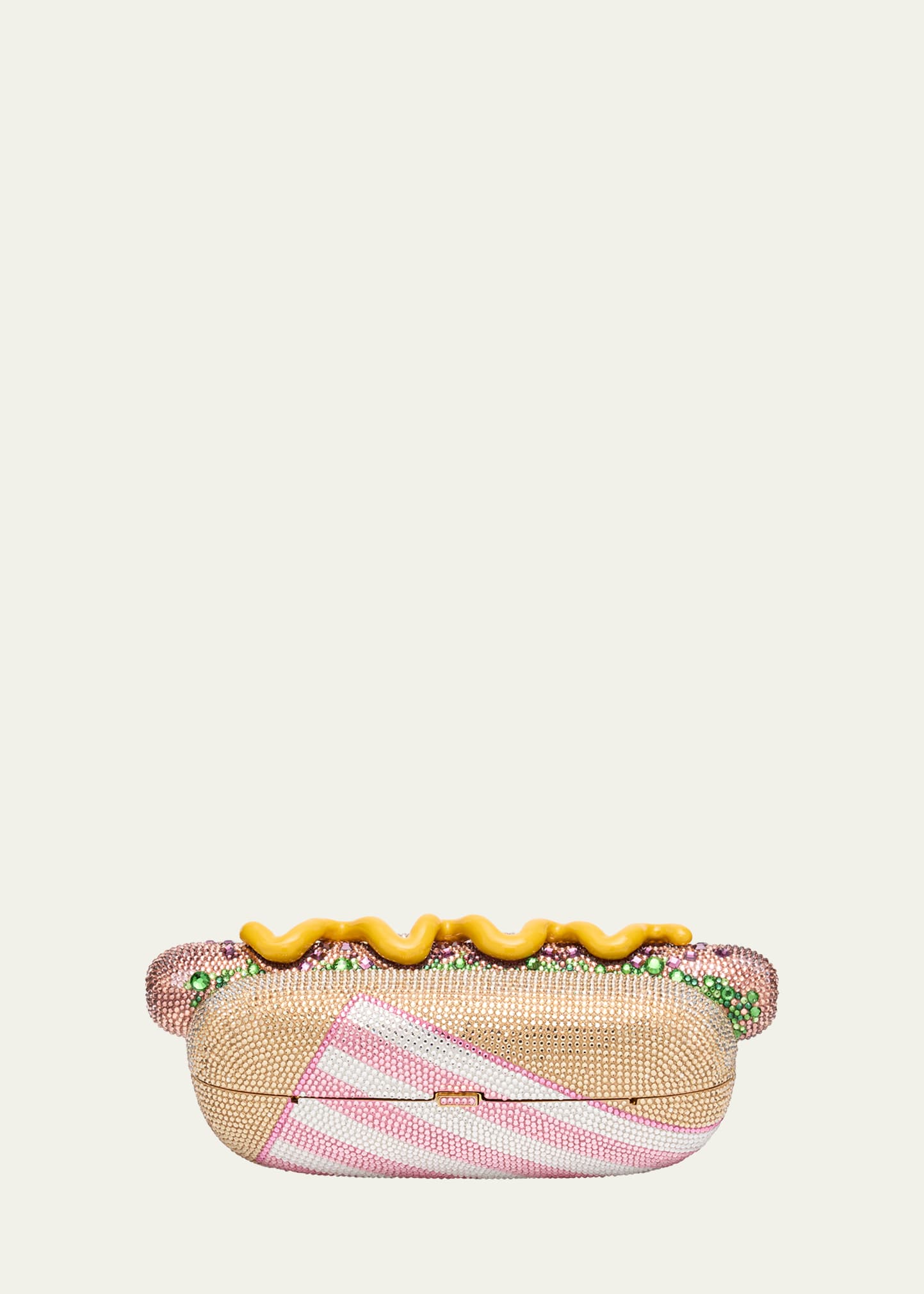 Judith Leiber Couture Hot Dog Crystal Minaudiere