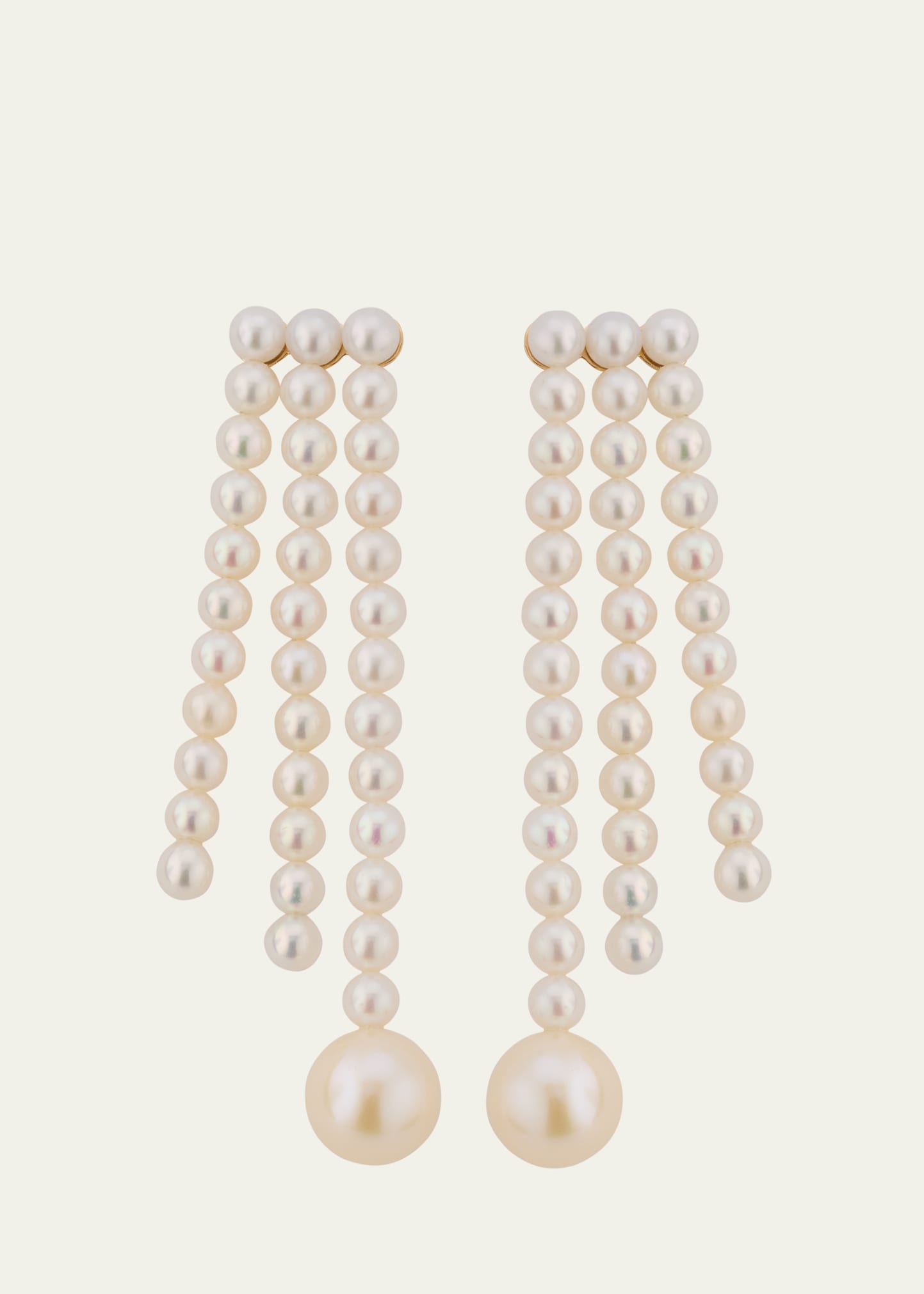 Sophie Bille Brahe 14K Yellow Gold Freshwater Pearl Earrings