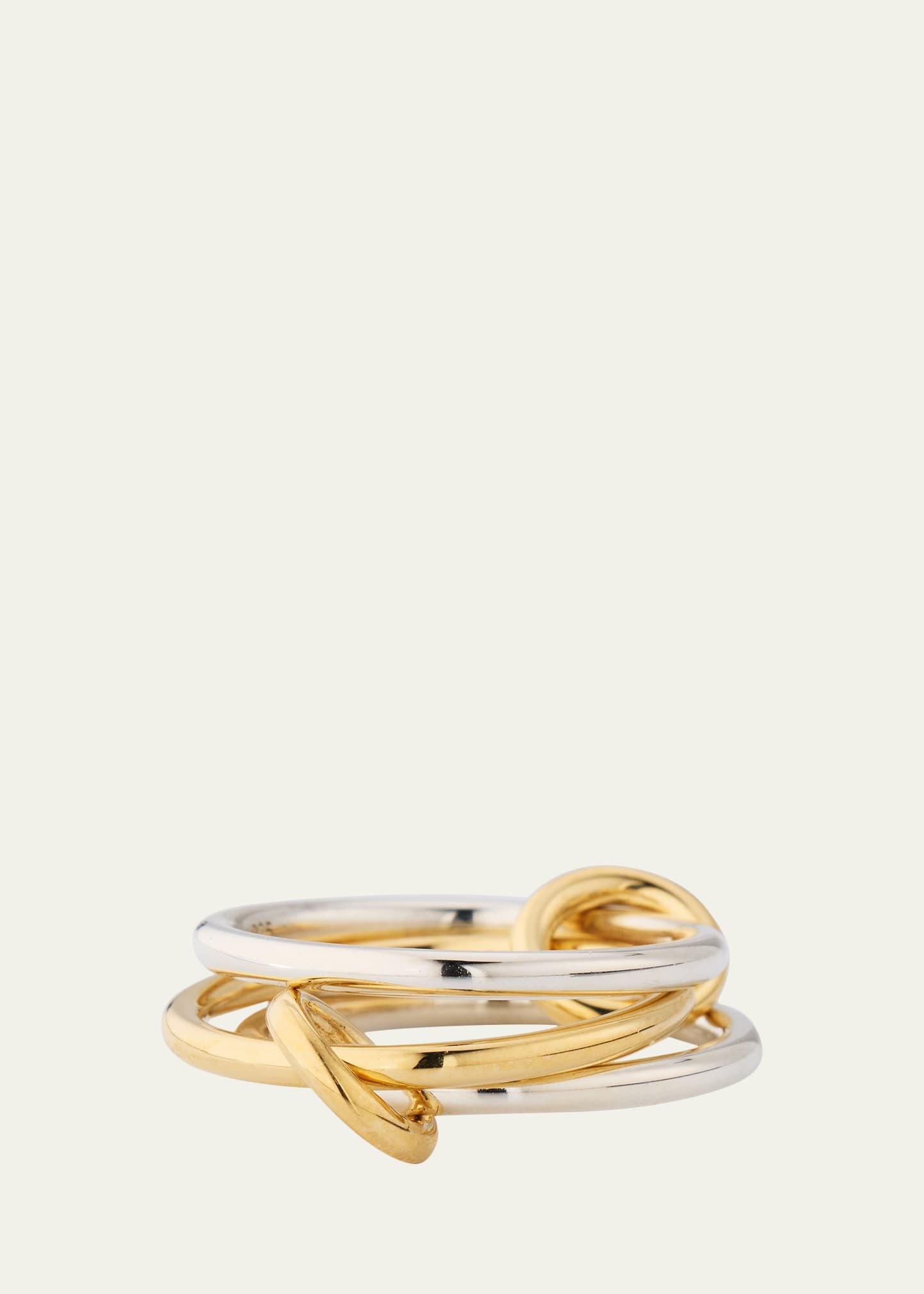 Spinelli Kilcollin Solarium SY Three Link Ring in Sterling Silver