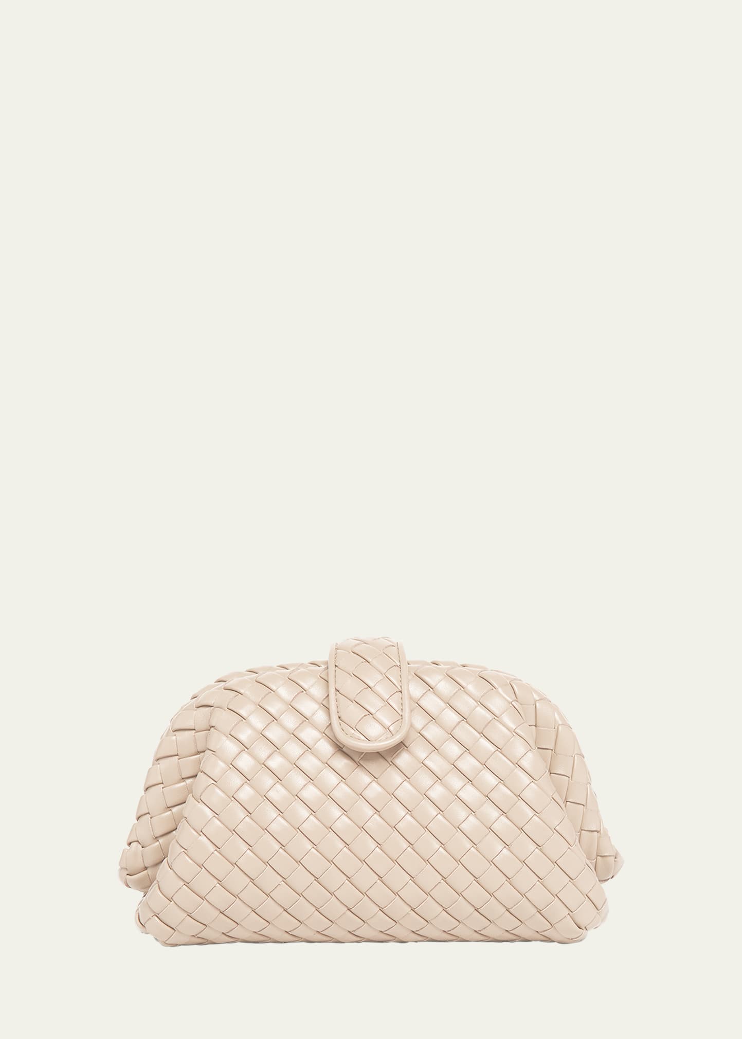 Bottega Veneta Lauren 1980 Mini Clutch Bag with Chain Strap