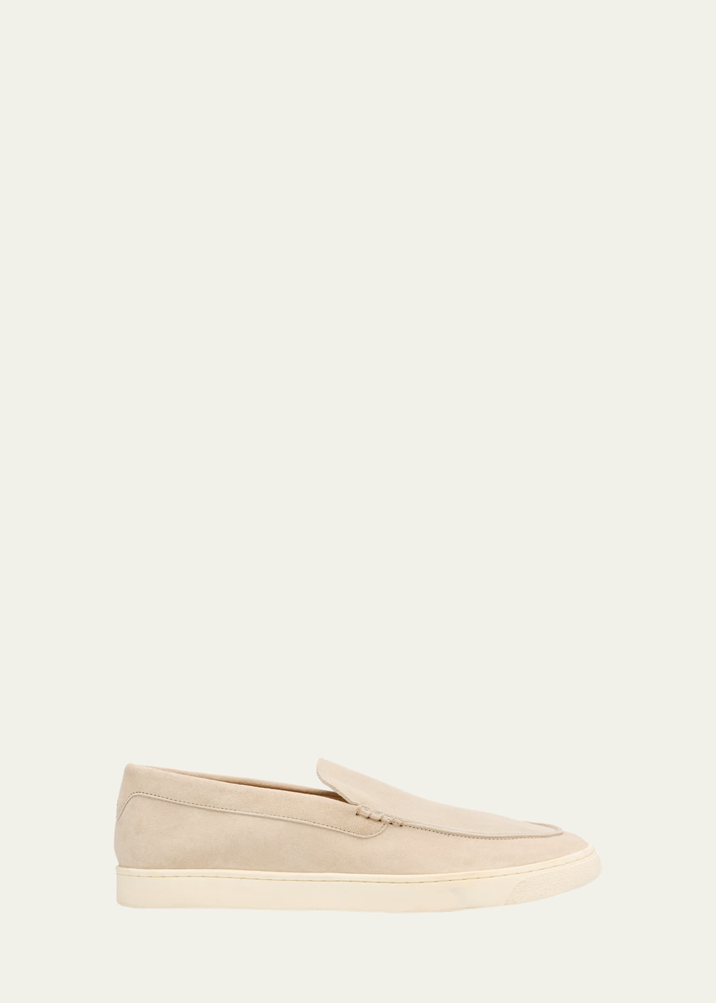 Brunello Cucinelli Men's Hybrid Venetian Suede Slip-Ons