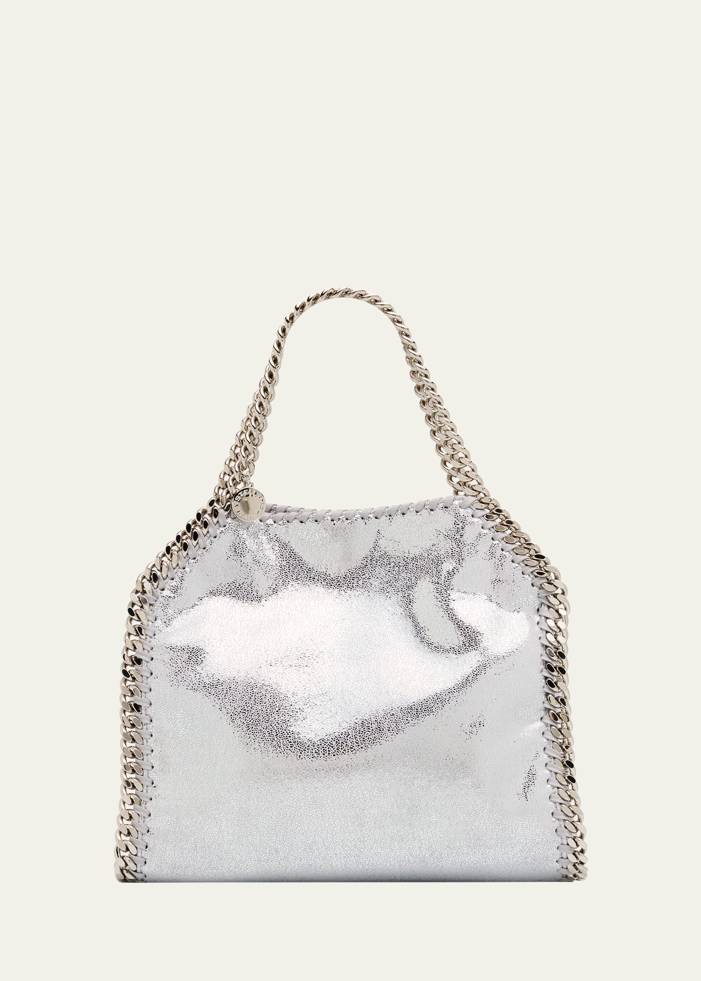 STELLA McCARTNEY FALABELLA MINI トートバッグ Women Clotted Cream Falabella Tiny Tote Bag | Stella McCartney US