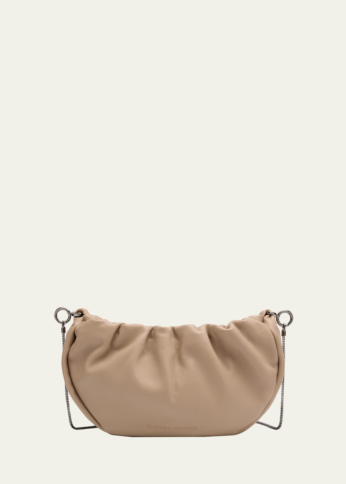 Brunello Cucinelli Brioche Leather Shoulder Bag - Bergdorf