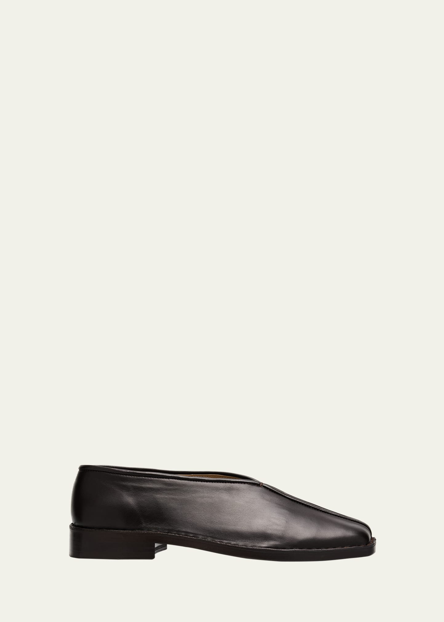 LEMAIRE Men's Smooth Napa Leather Slippers - Bergdorf Goodman