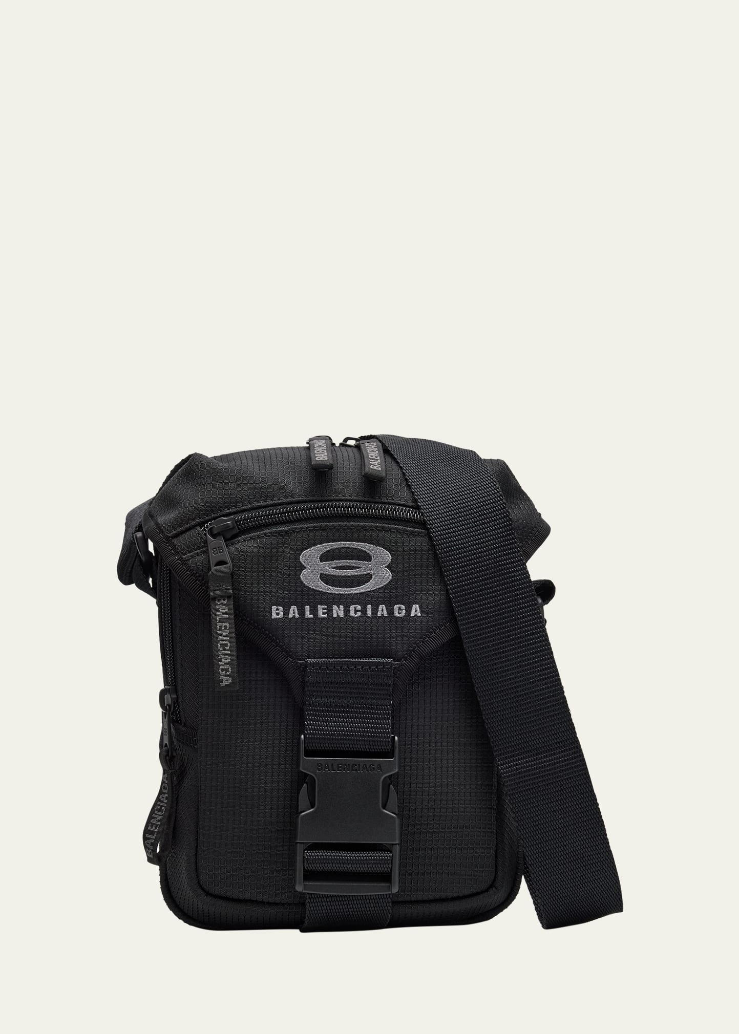 【関税&送料込】Balenciaga Balenciaga Black Stretch Nylon Jo Balenciaga Lightweight Black Nylon Jacket With Logo | Balardi