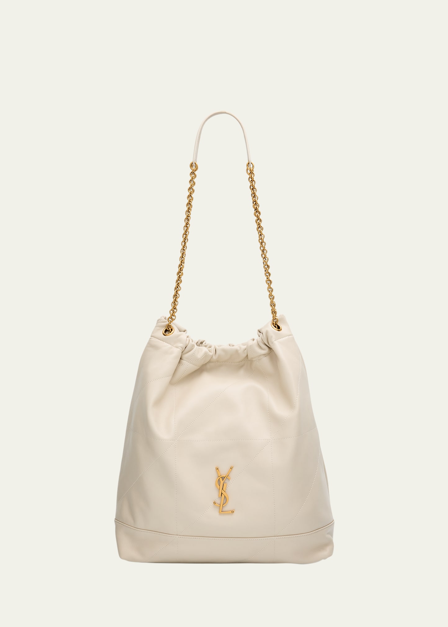 Saint Laurent Jamie Large Pochon YSL Shoulder Bag in Quilted