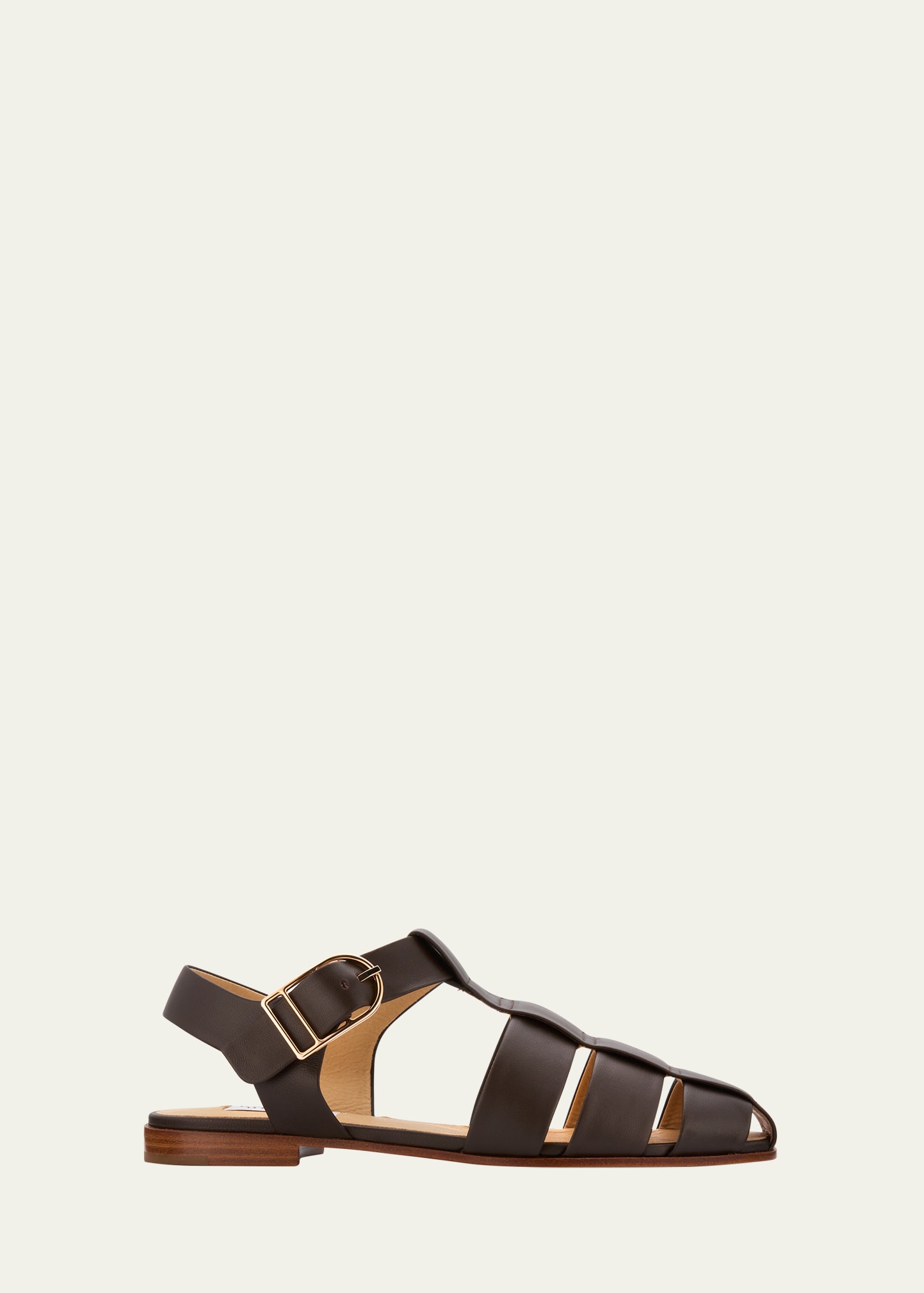 ★韓国人気★ROMANTIC MOVE★Grace Fisherman Sandal Gabriela Hearst Lynn Leather Fisherman Sandals - Bergdorf
