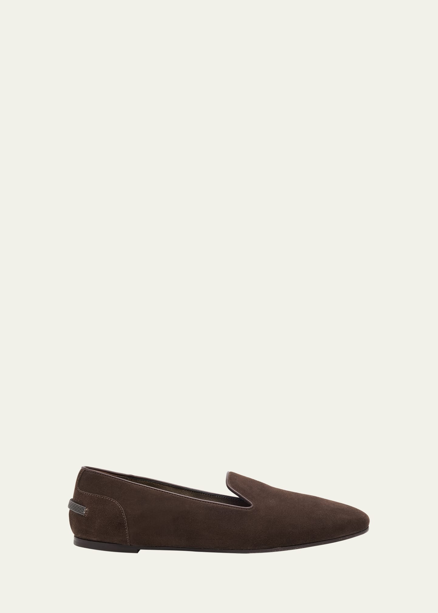 バレエシューズ BRUNELLO CUCINELLI Suede mule with Monili detail Suede mule with Monili detail BRUNELLO CUCINELLI - Nugnes1920