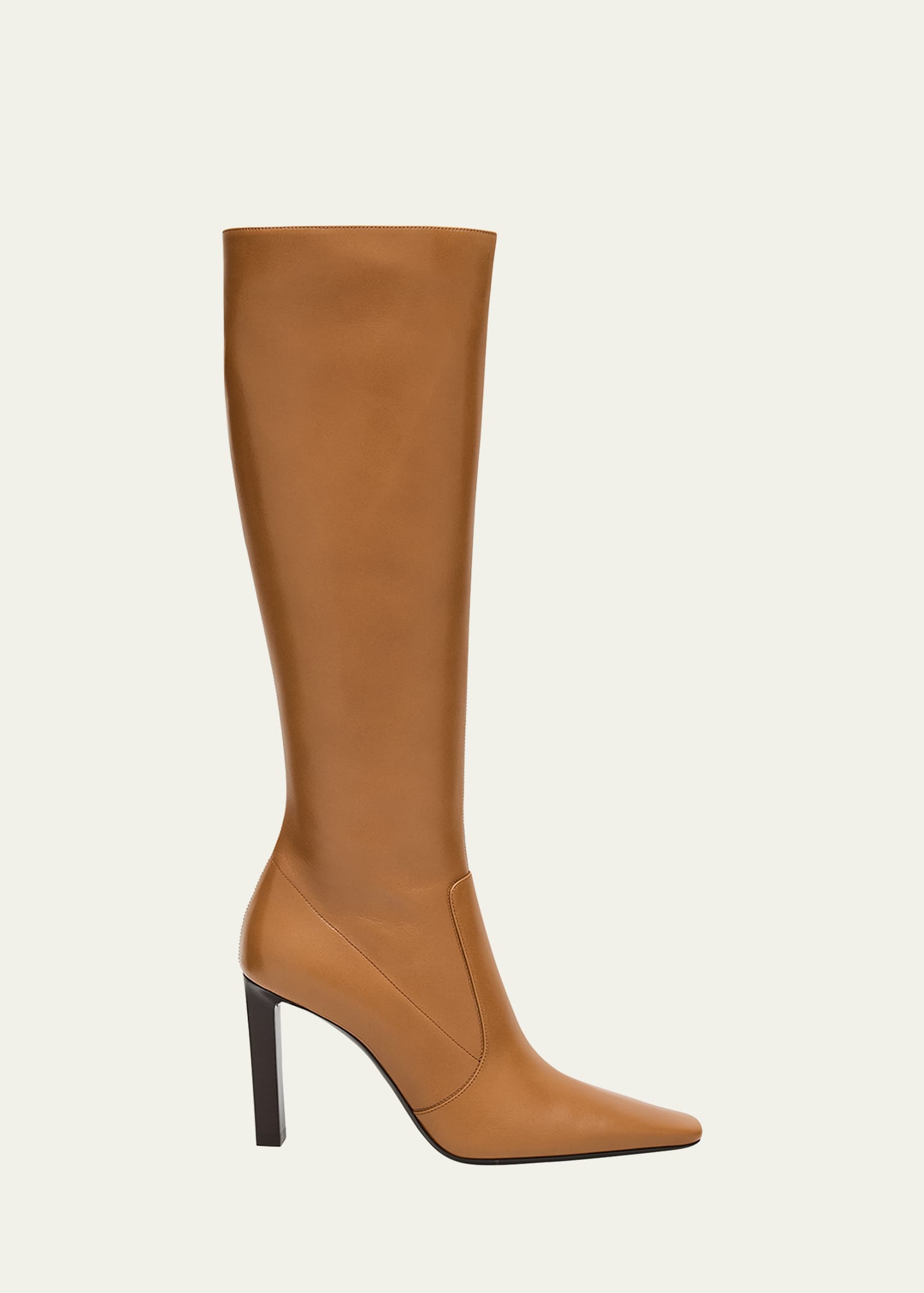 Saint Laurent Francoise Smooth Leather Knee-High Boots - Bergdorf