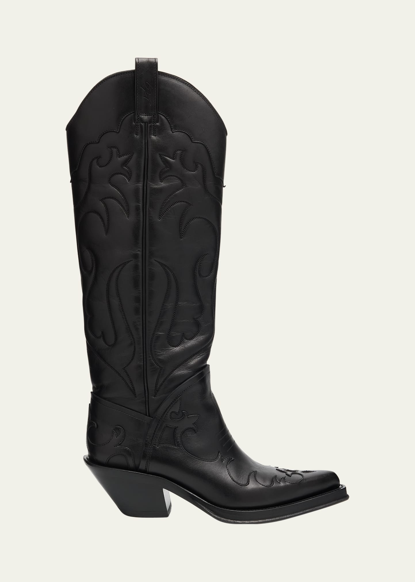 Gabriela Hearst Capitana Leather Western Boots - Bergdorf Goodman