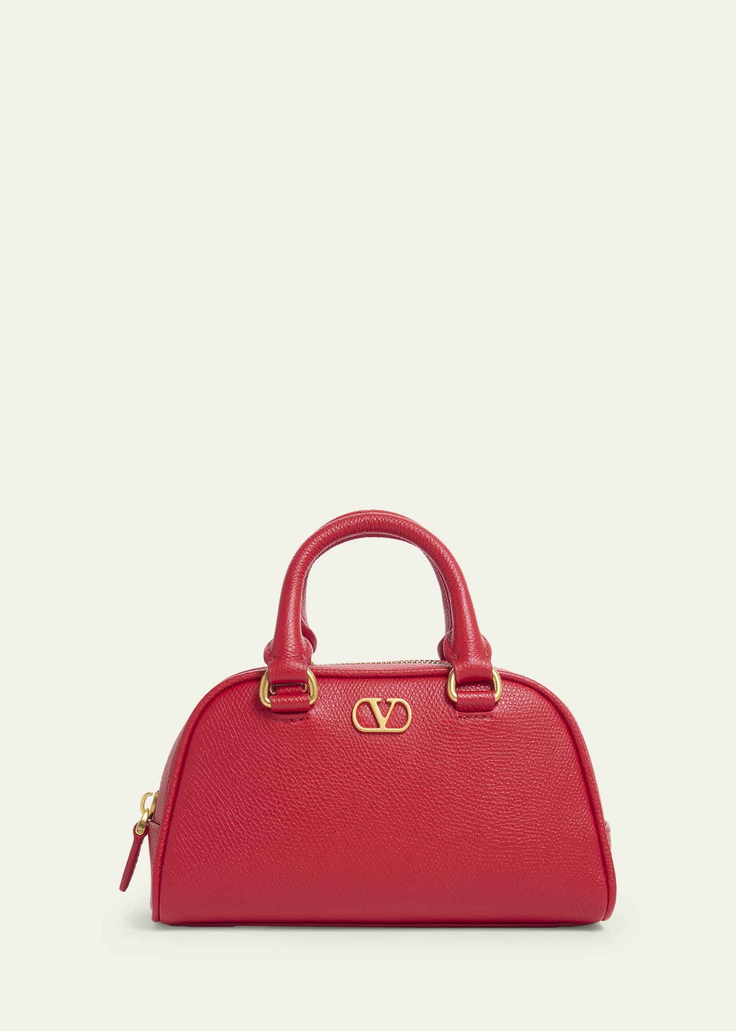 Valentino Garavani Dome Mini Leather Top-Handle Bag - Bergdorf Goodman