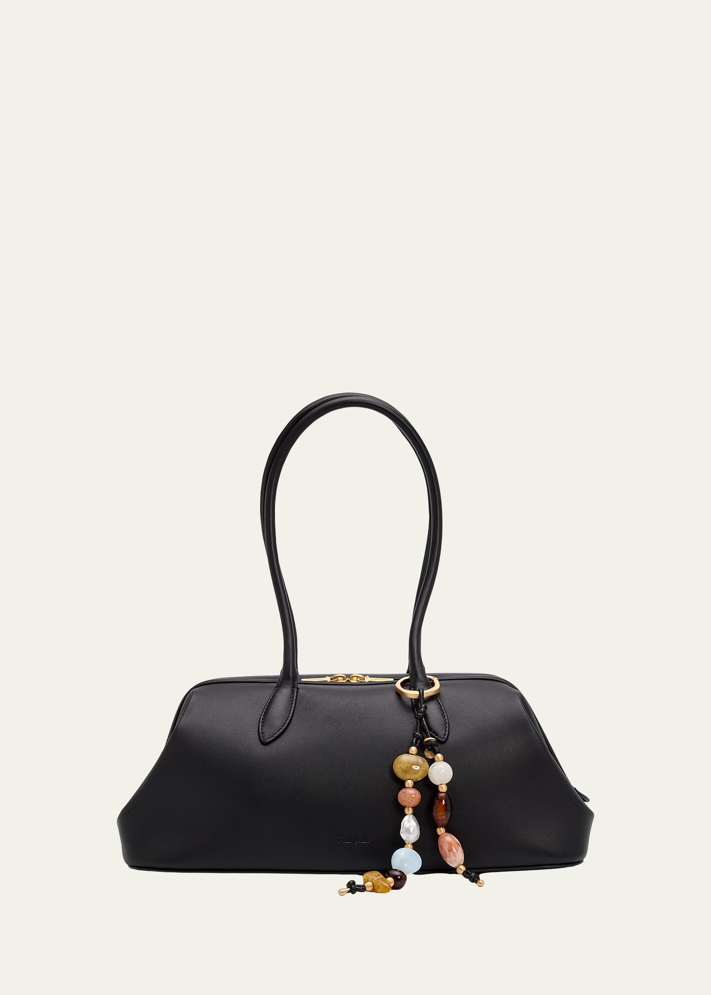 Cult Gaia Raia Leather Satchel Shoulder Bag - Bergdorf Goodman