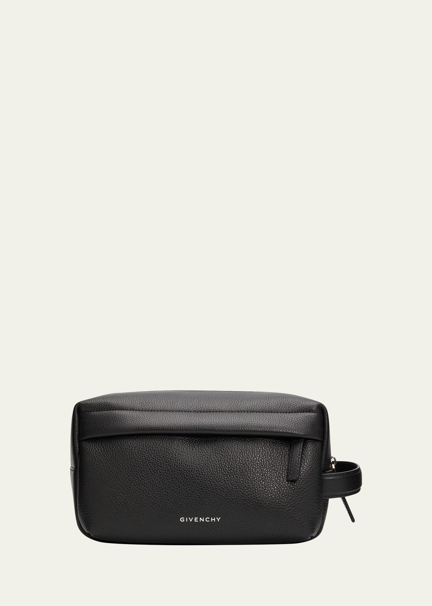 Givenchy Men's U Backpack Toiletry Bag in Grained Leather