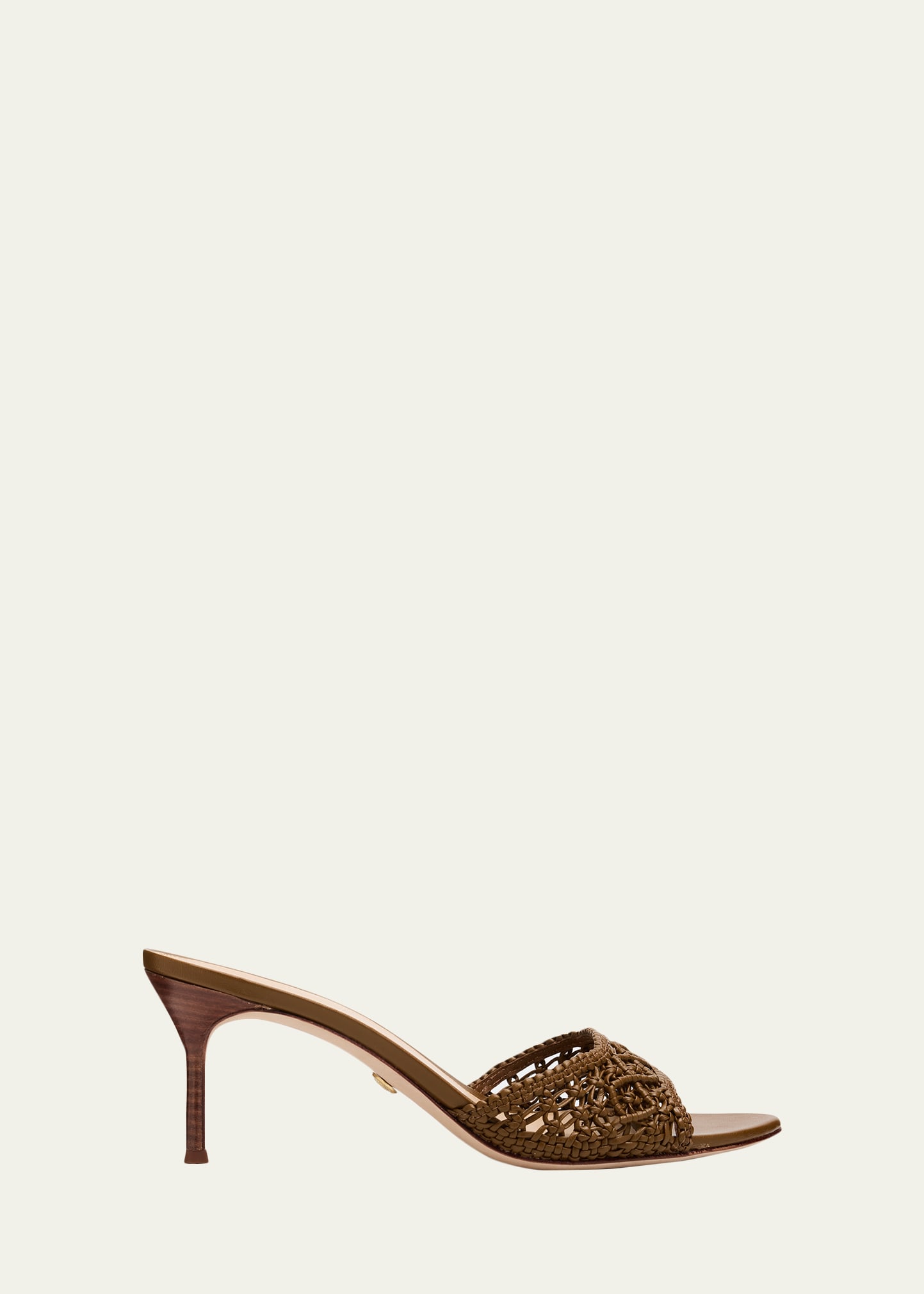 Veronica Beard 70mm Tia Macrame Leather Sandals - Bergdorf Goodman