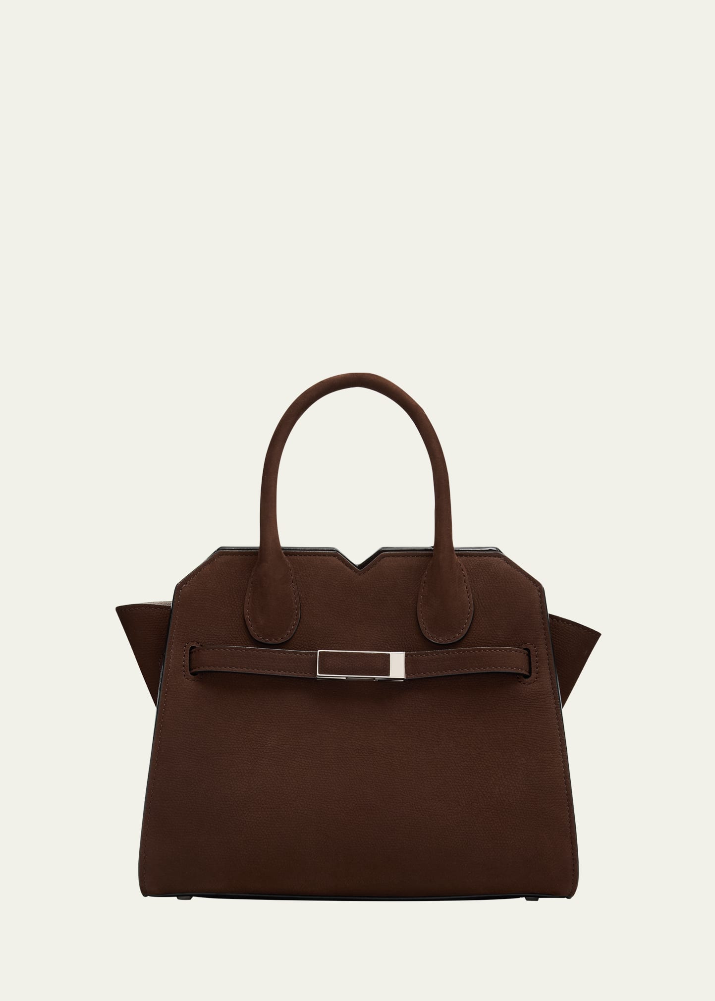 Valextra Milano Mini Millepunte Nubuck Top-Handle Bag - Bergdorf