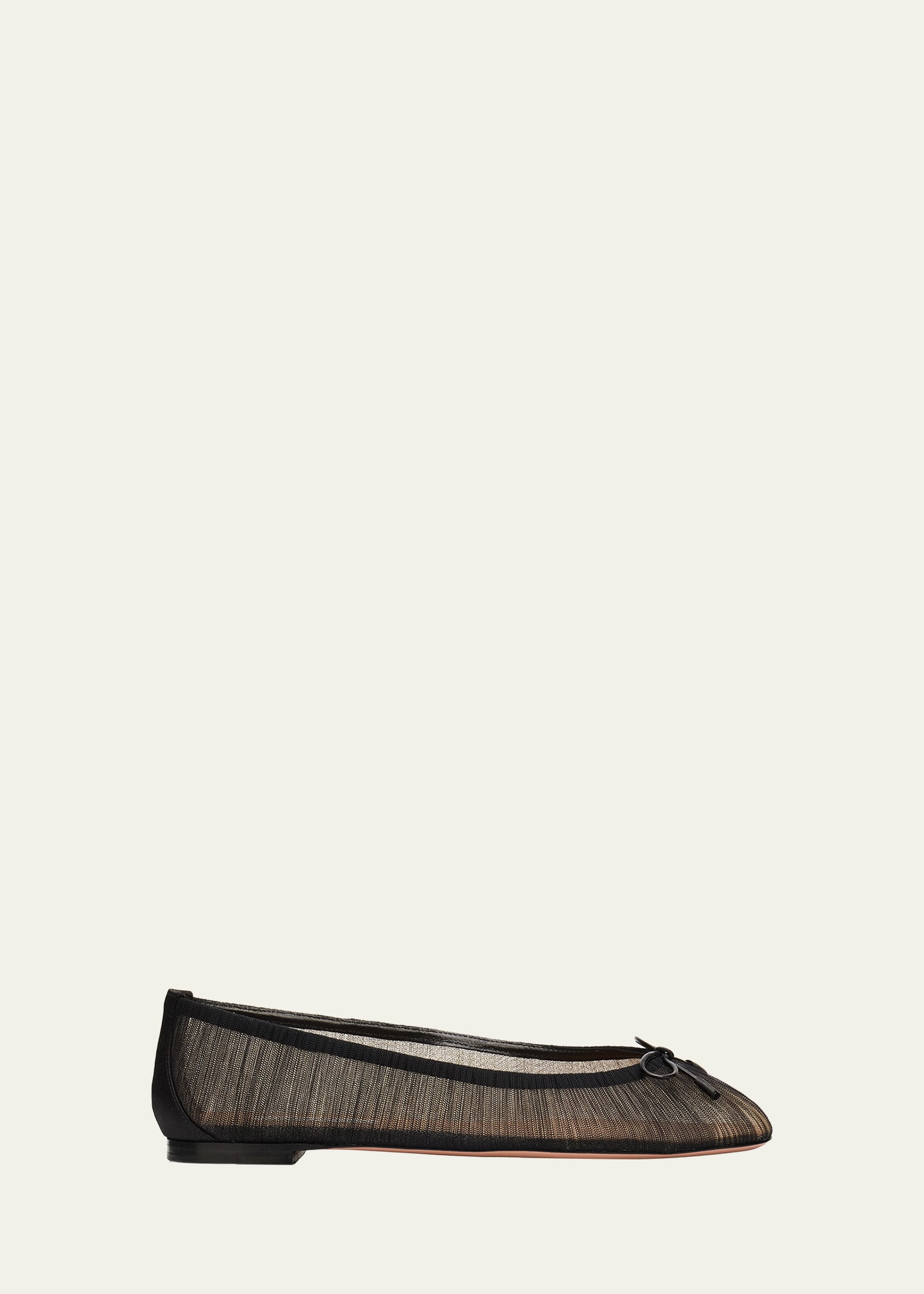 Aquazzura Voile Tulle Ballerina Flats - Bergdorf Goodman