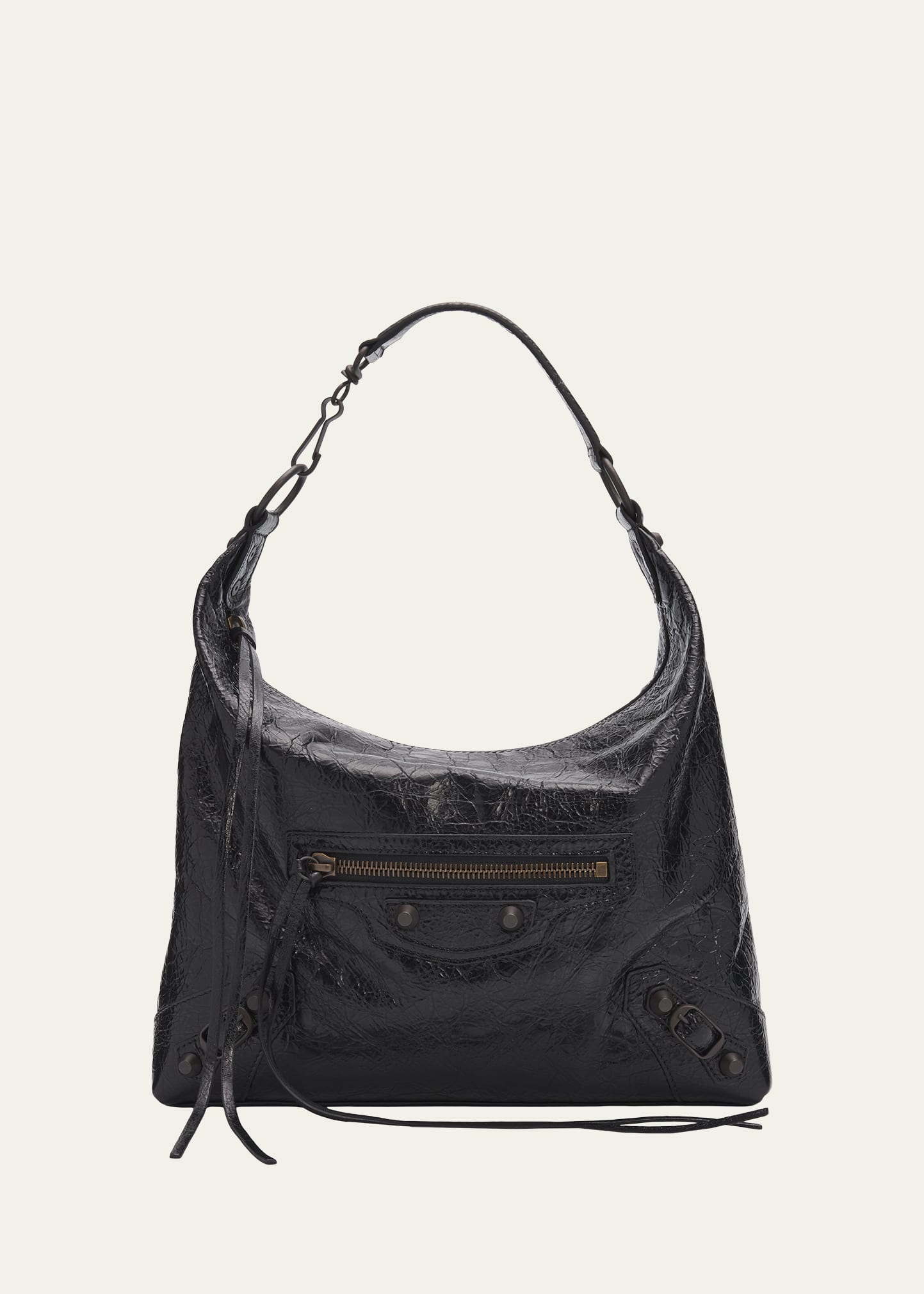 Balenciaga Le City Small Leather Hobo Bag - Bergdorf Goodman