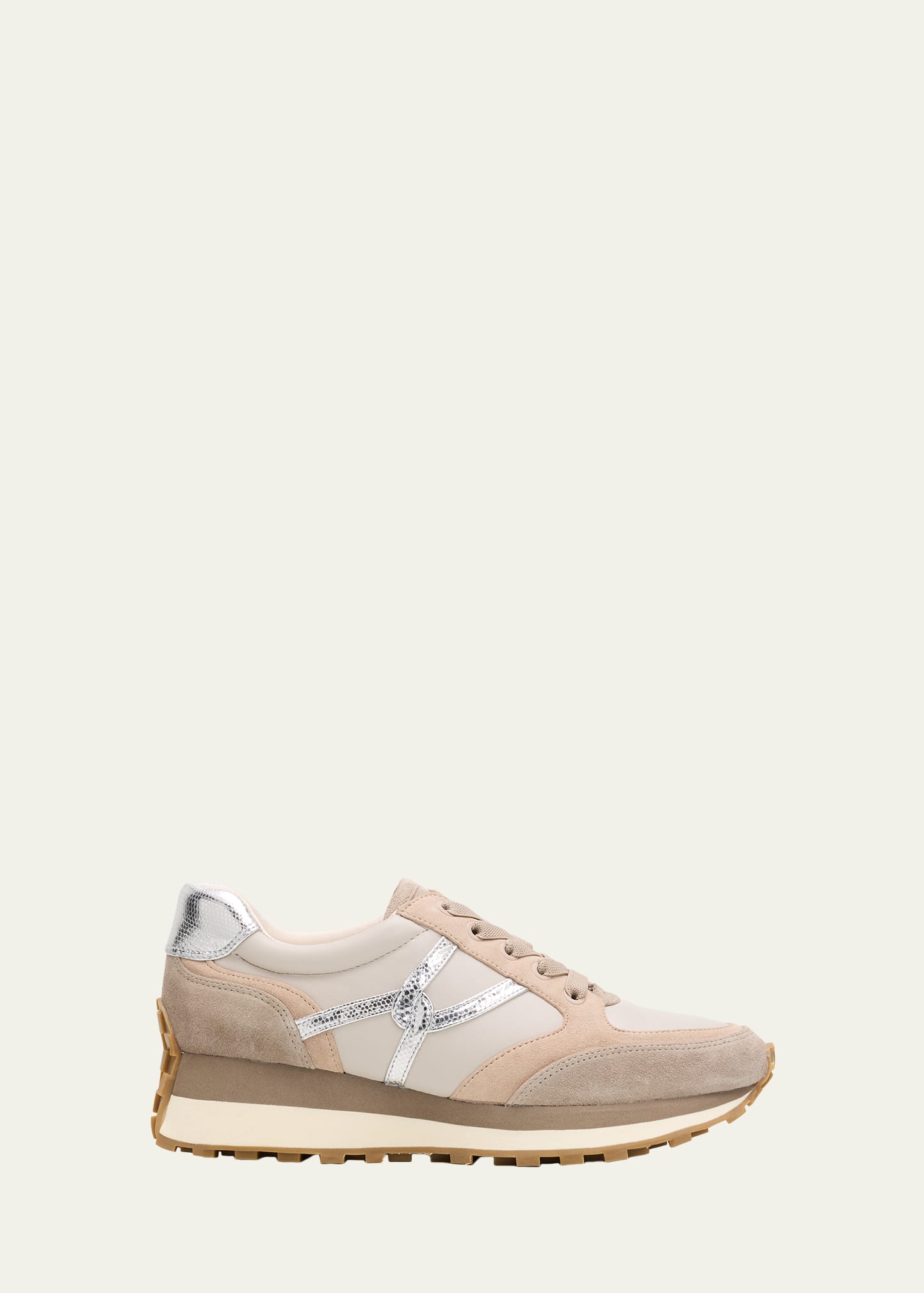 Veronica Beard Valentina Mixed Leather Retro Sneakers - Bergdorf