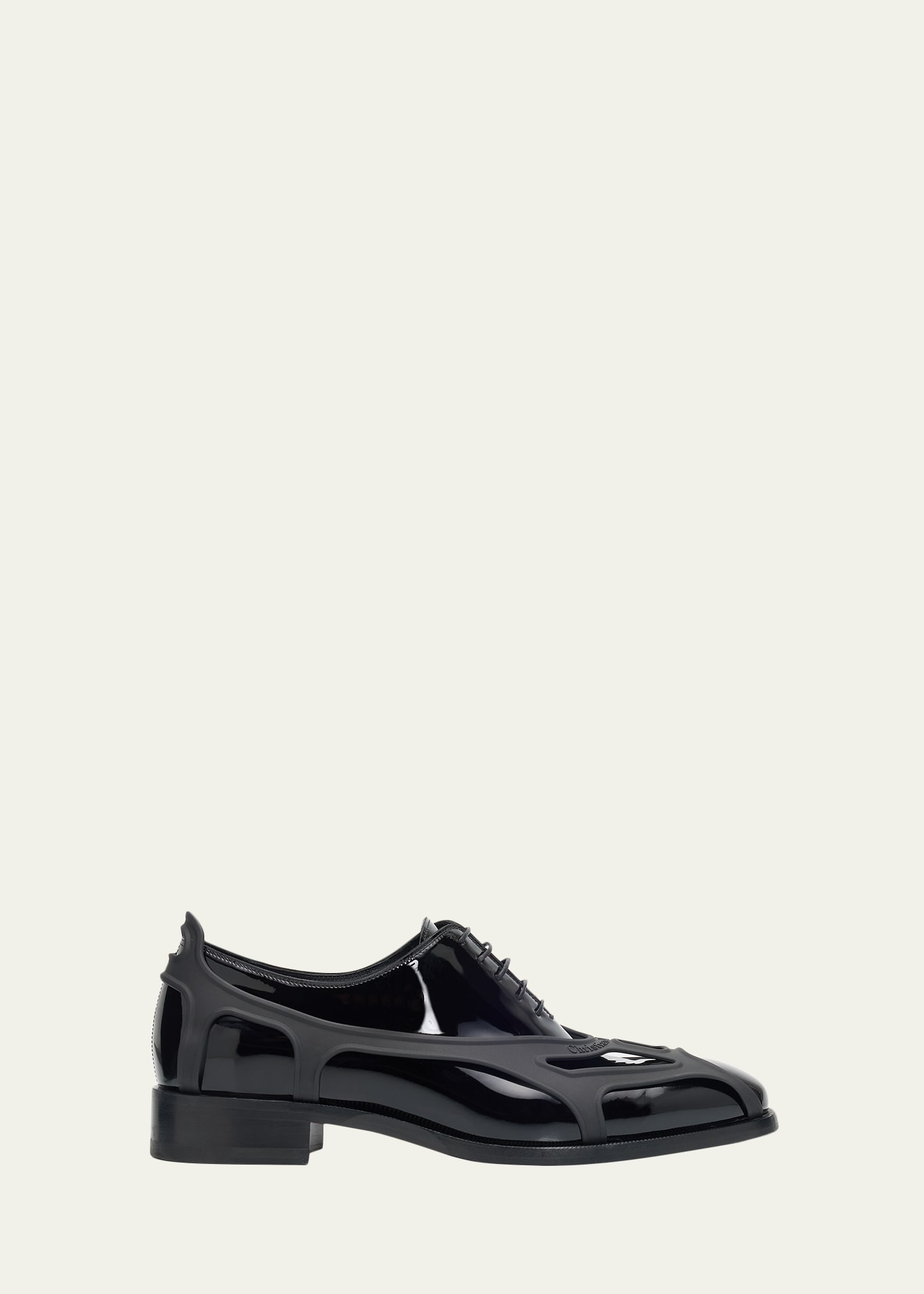 Christian Louboutinクリスチャンルブタン　オックスフォード Christian Louboutin x Jaden Smith Men's Caged Patent Leather