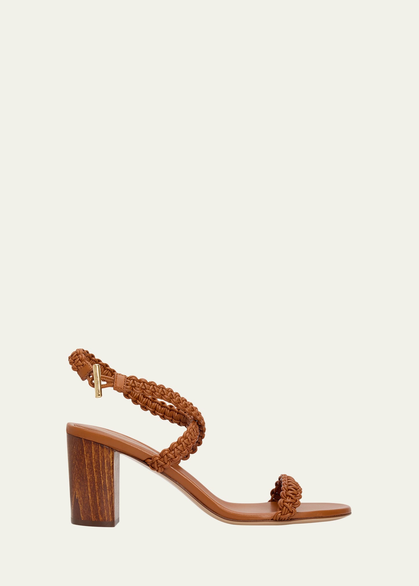 Gianvito Rossi 70mm Braided Leather Sandals - Bergdorf Goodman