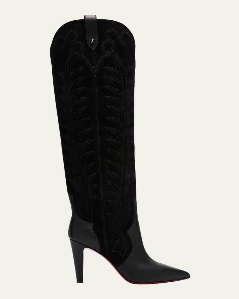 louboutin santia boots