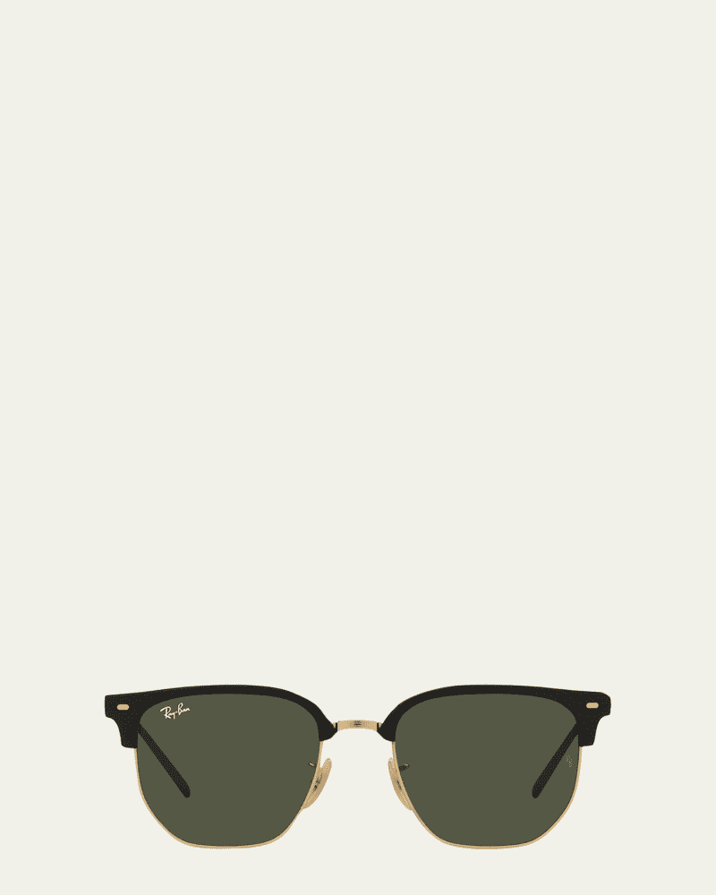 Metal & Nylon Wayfarer Sunglasses  53MM