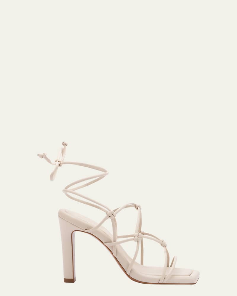 Camille High-Heel Knotted Sandals