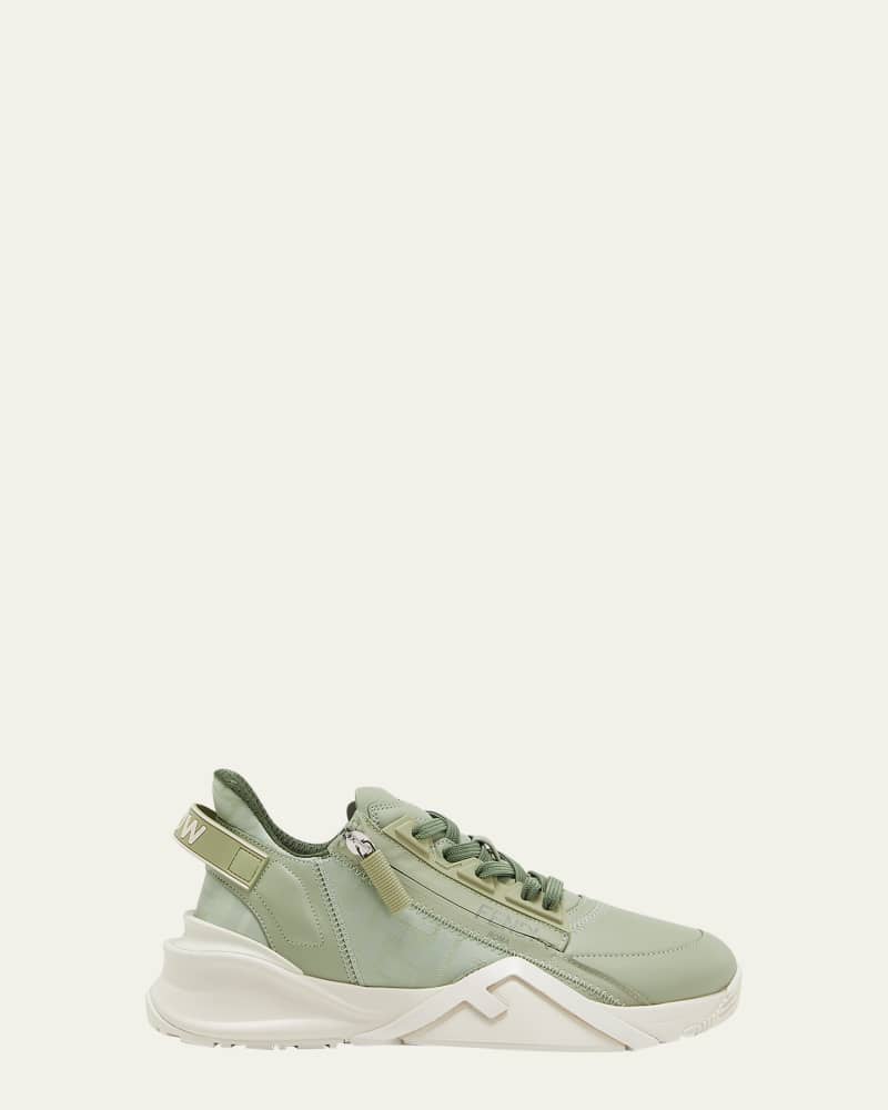 Fendi embroidered colorblock clearance sneakers