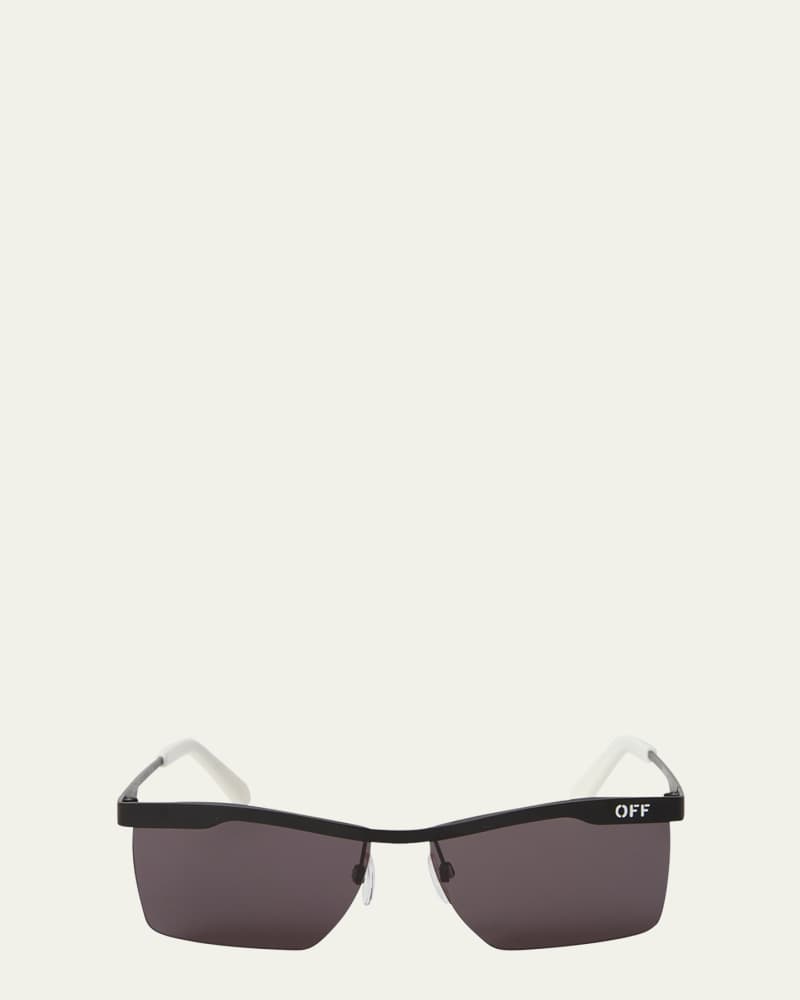 Men's Rimini Metal Rectangle Sunglasses
