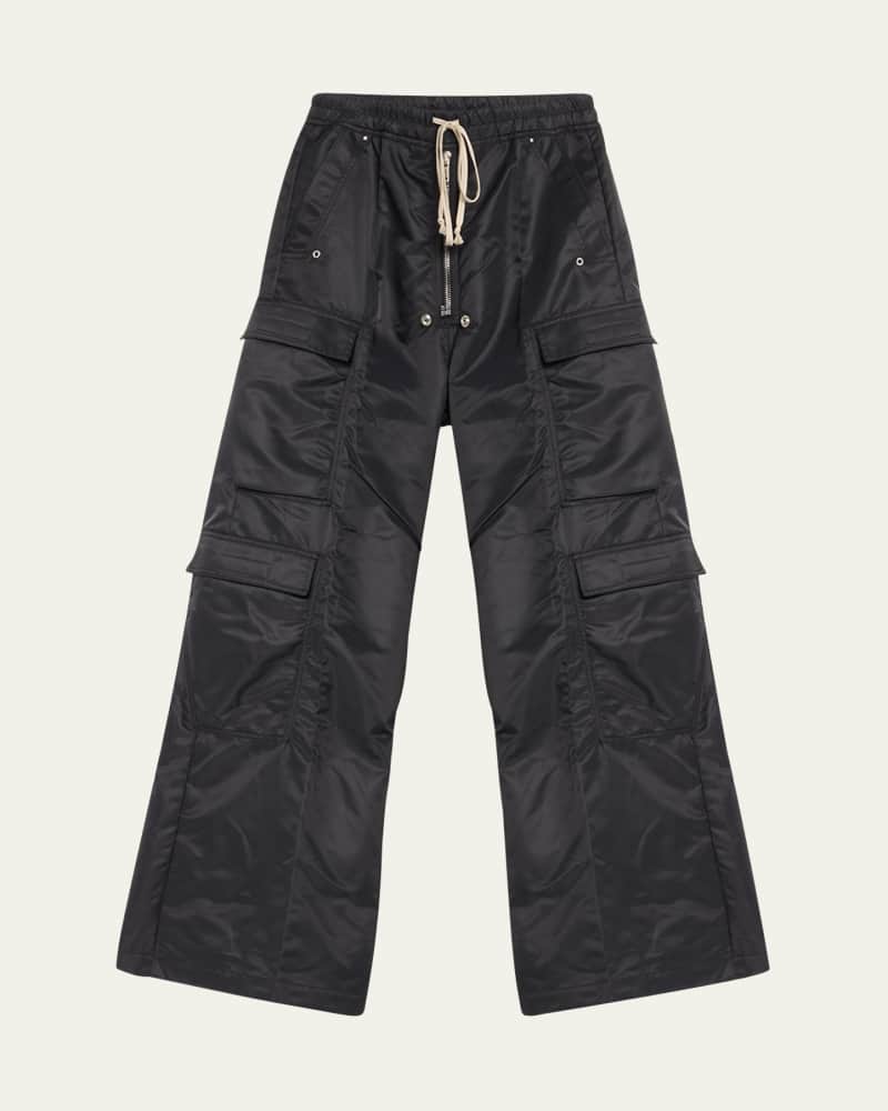 Men's Nylon Double Cargo Jumbo Bela Pants 