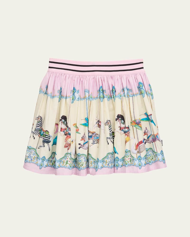 Girl's Brenda Animal-Printed Skirt  Size 3T-6