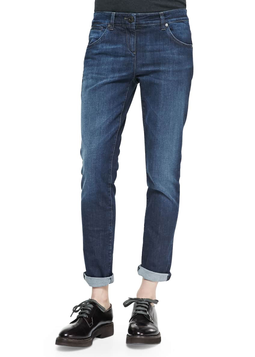 Brunello Cucinelli Classic 5-Pocket Denim Jeans Image 1 of 6