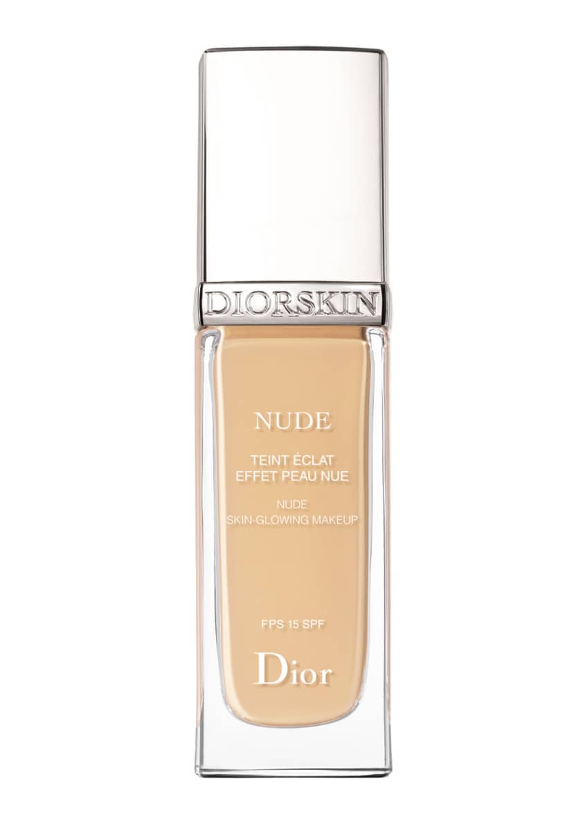 Dior Diorskin Nude Skin-Glowing Foundation Broad Spectrum, SPF 15 Image 1 of 2