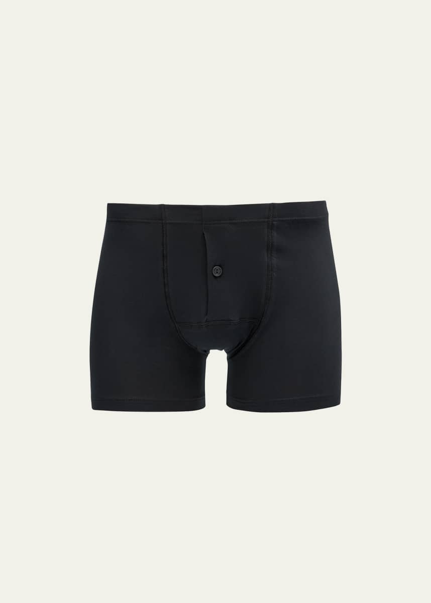 Hanro Men's Cotton Sensation Boxer Briefs (Longer Leg)
